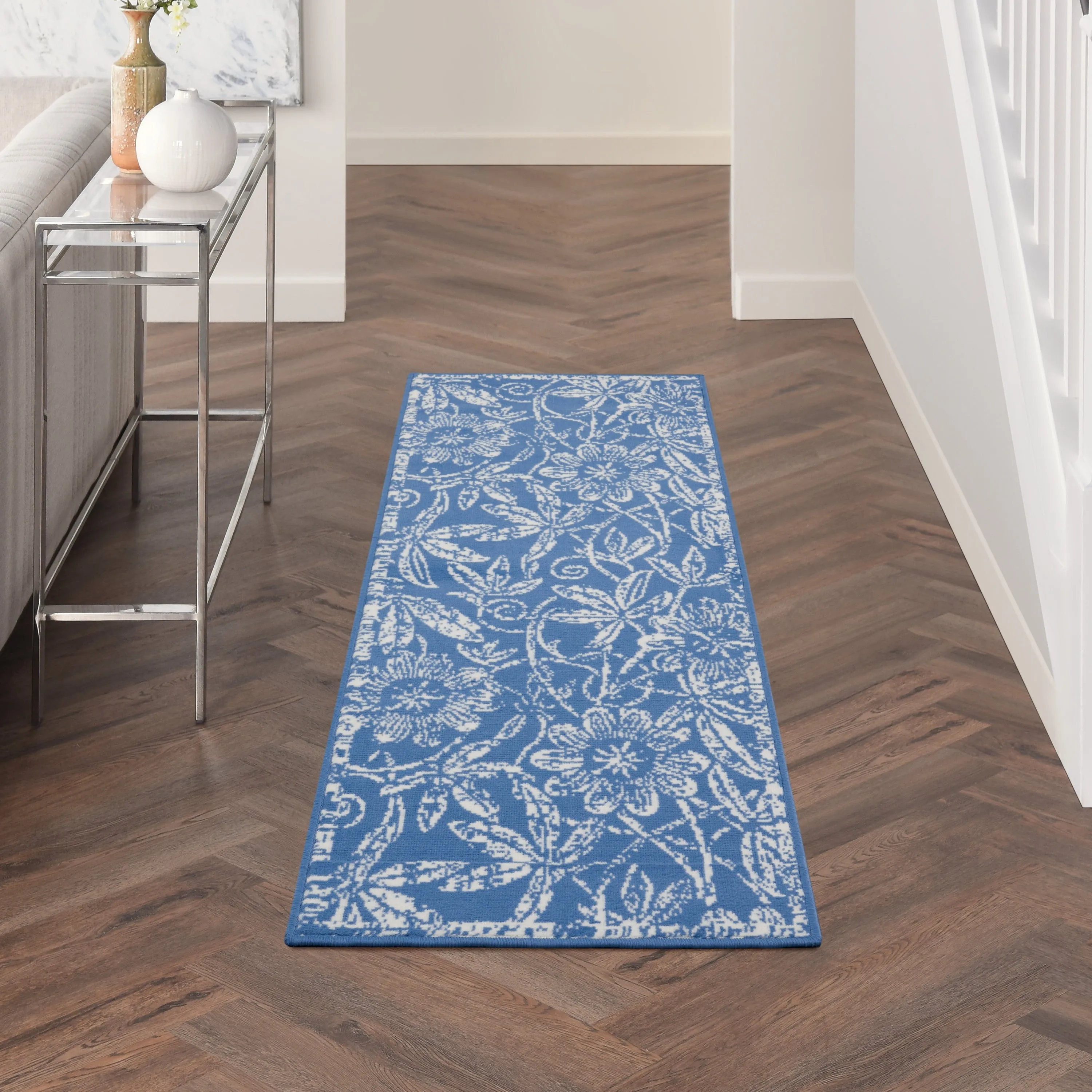 Nourison Whimsicle Country Farmhouse Floral Area Rug