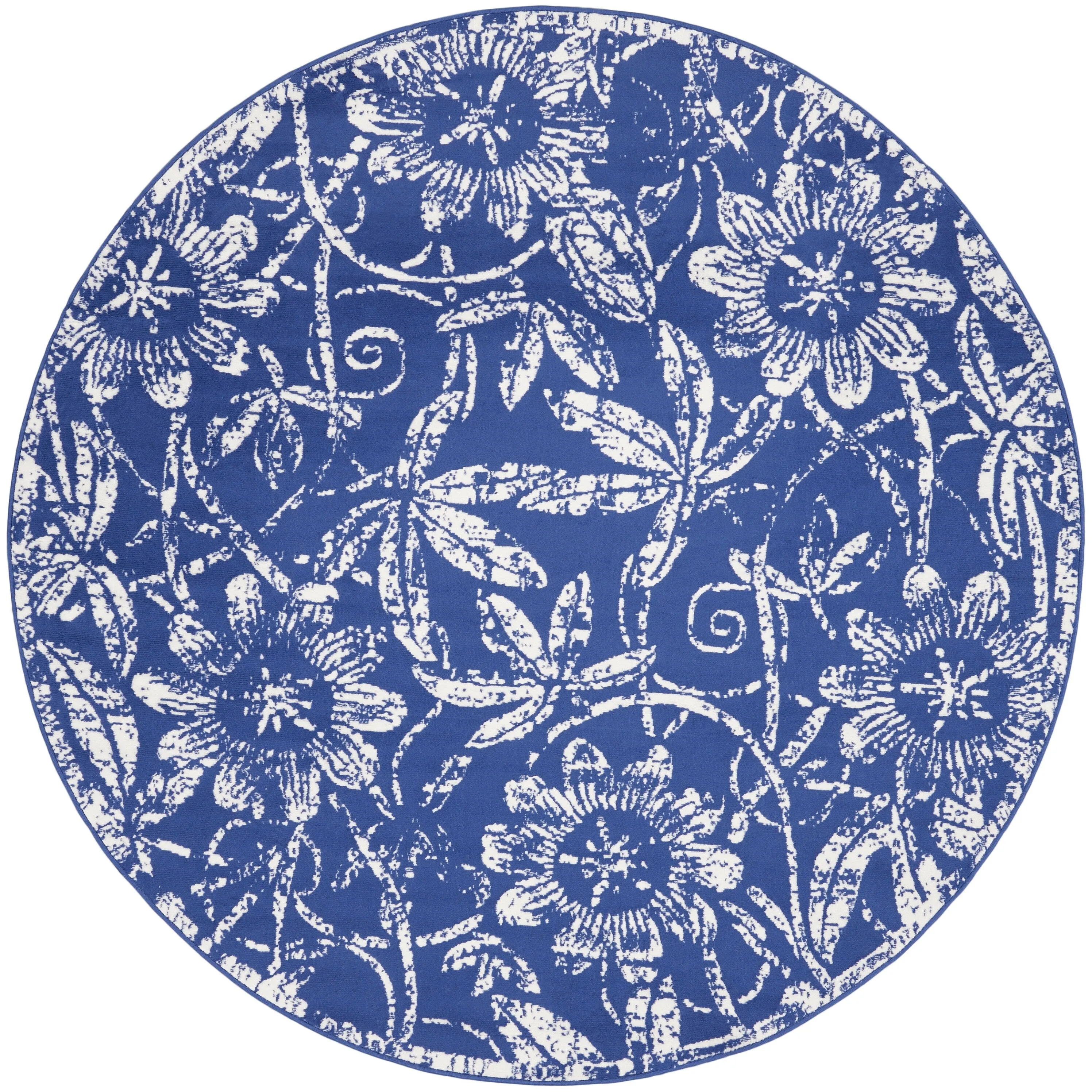 Nourison Whimsicle Country Farmhouse Floral Area Rug