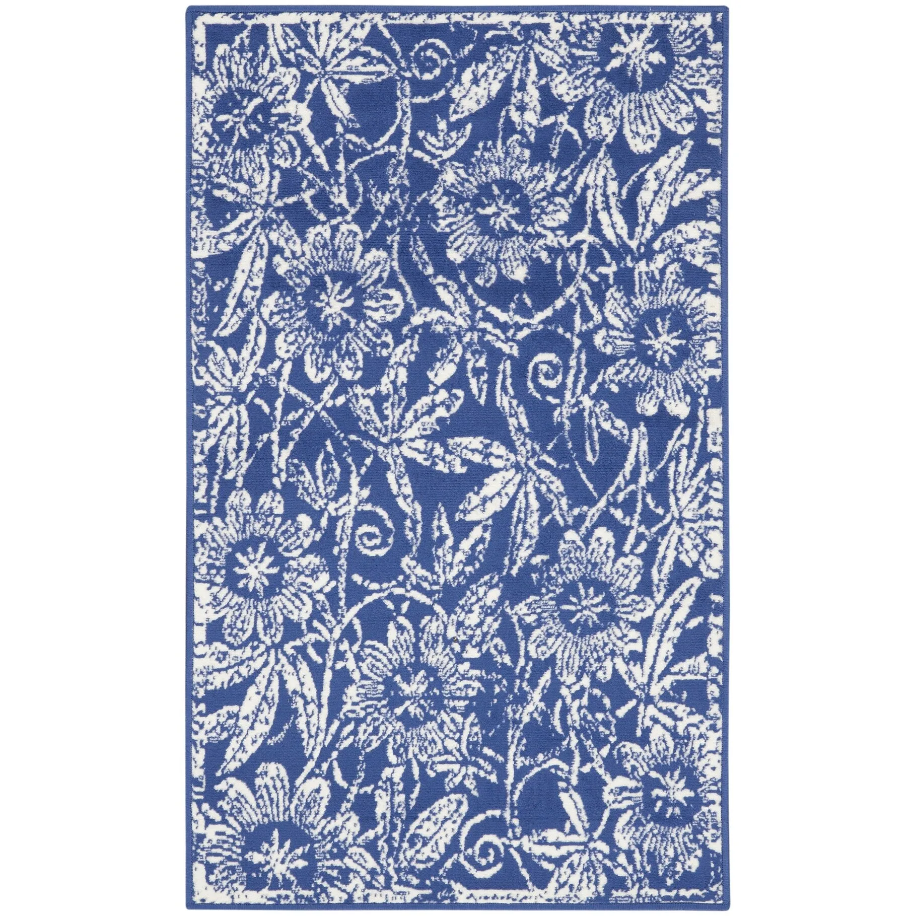 Nourison Whimsicle Country Farmhouse Floral Area Rug