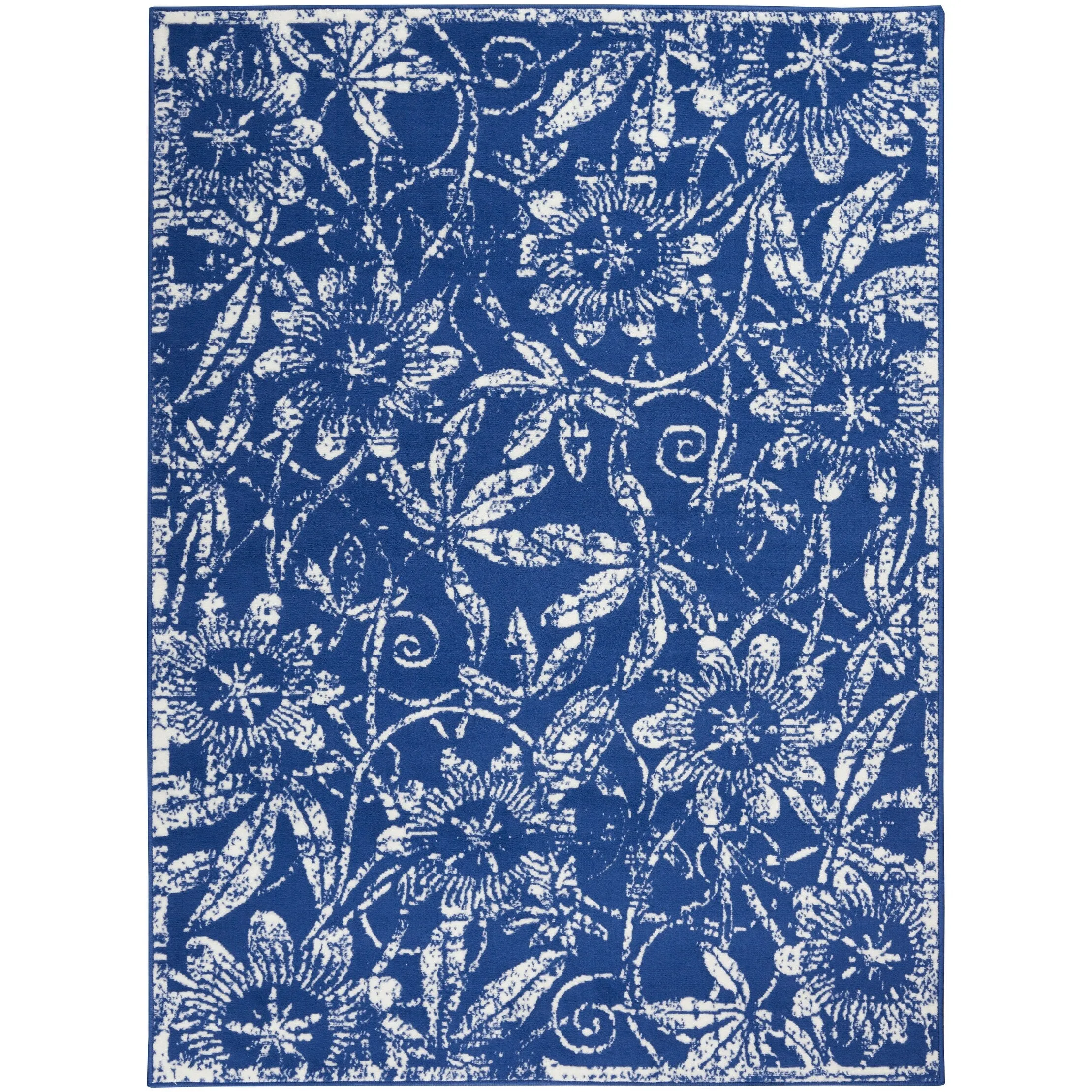 Nourison Whimsicle Country Farmhouse Floral Area Rug