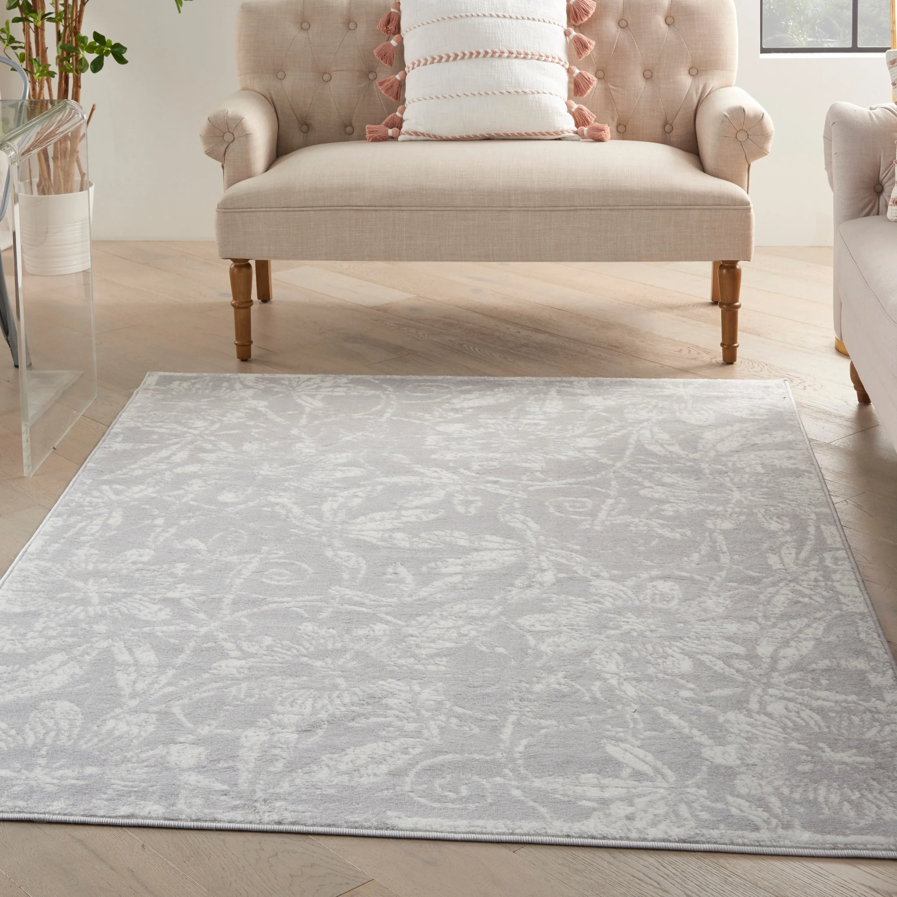 Nourison Whimsicle Country Farmhouse Floral Area Rug