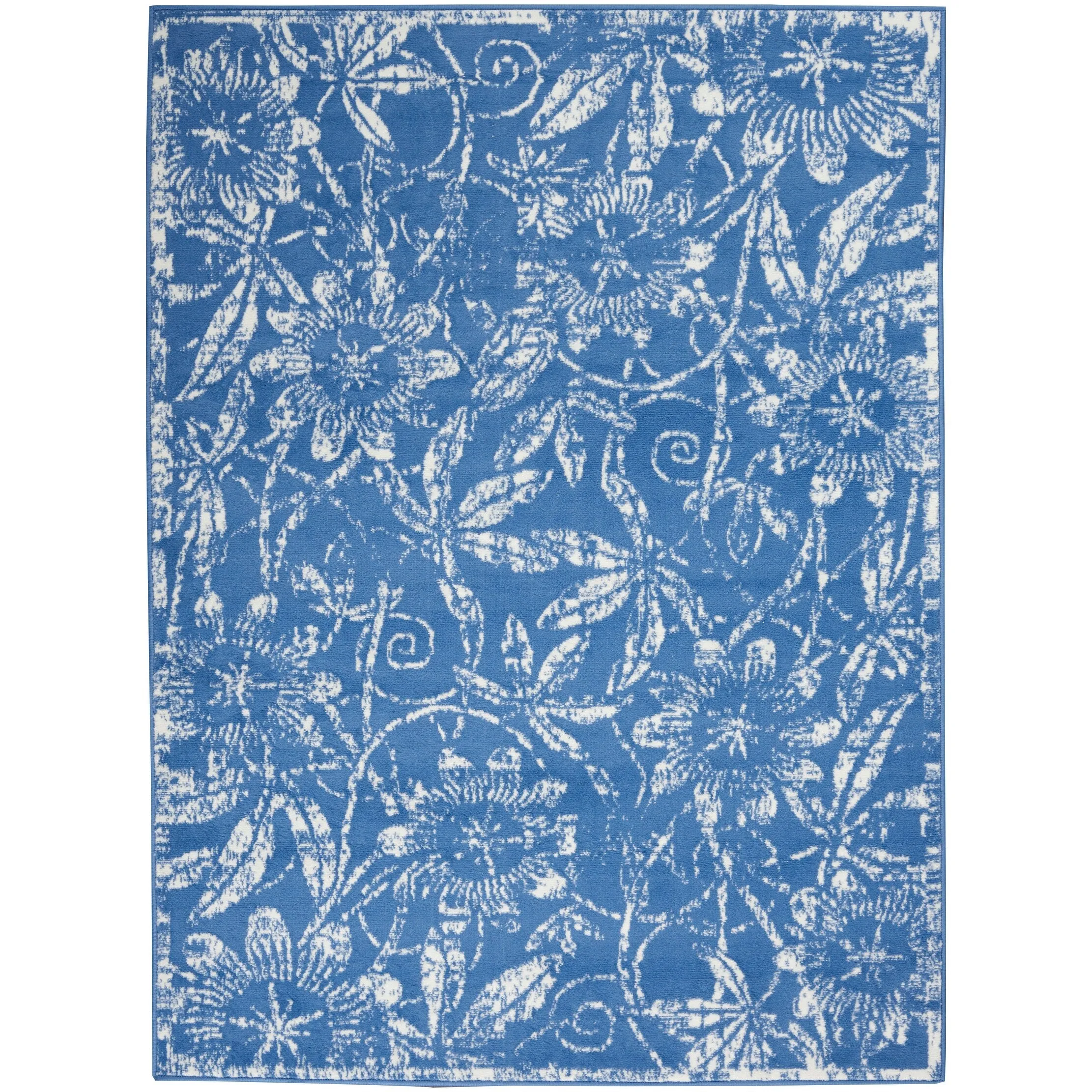 Nourison Whimsicle Country Farmhouse Floral Area Rug