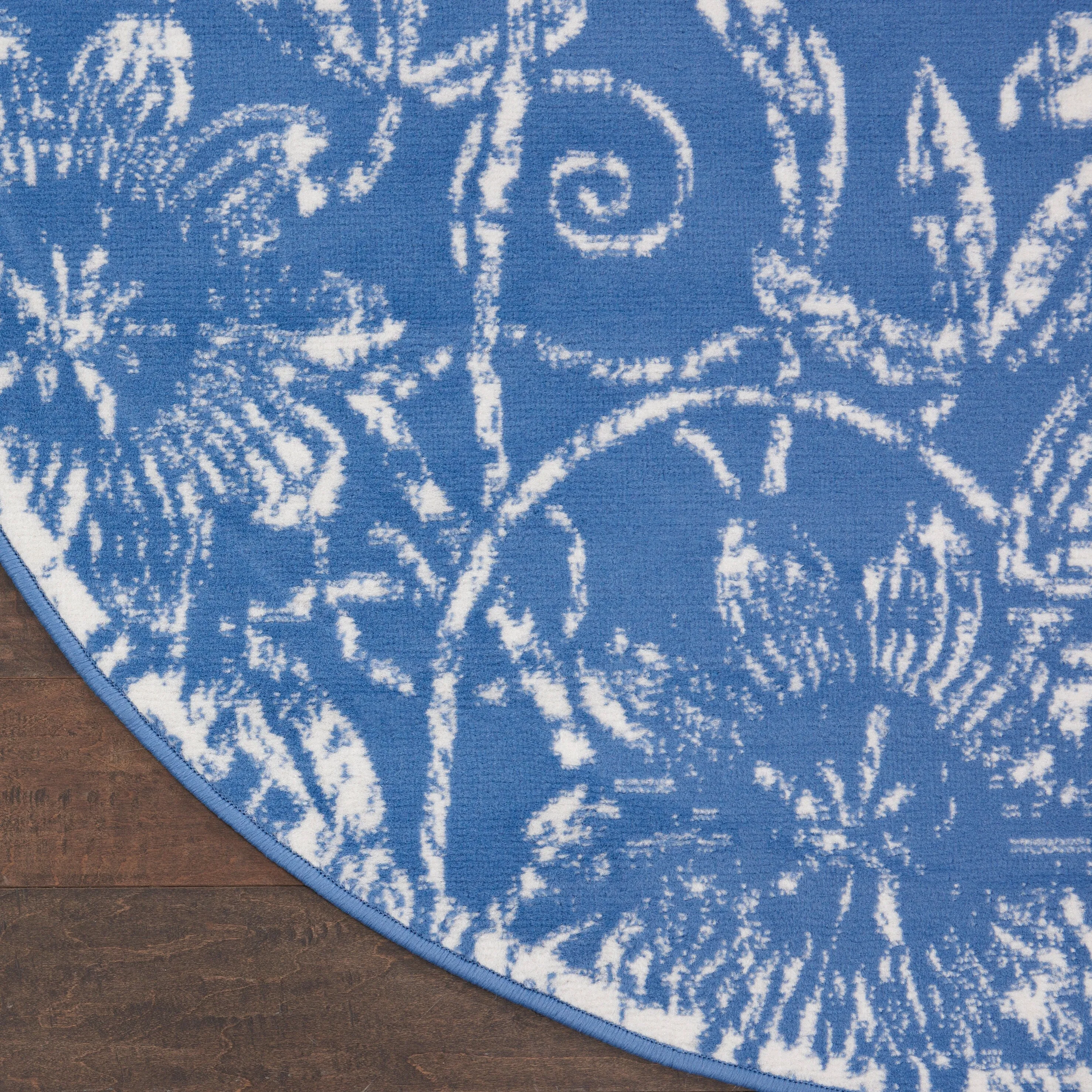 Nourison Whimsicle Country Farmhouse Floral Area Rug