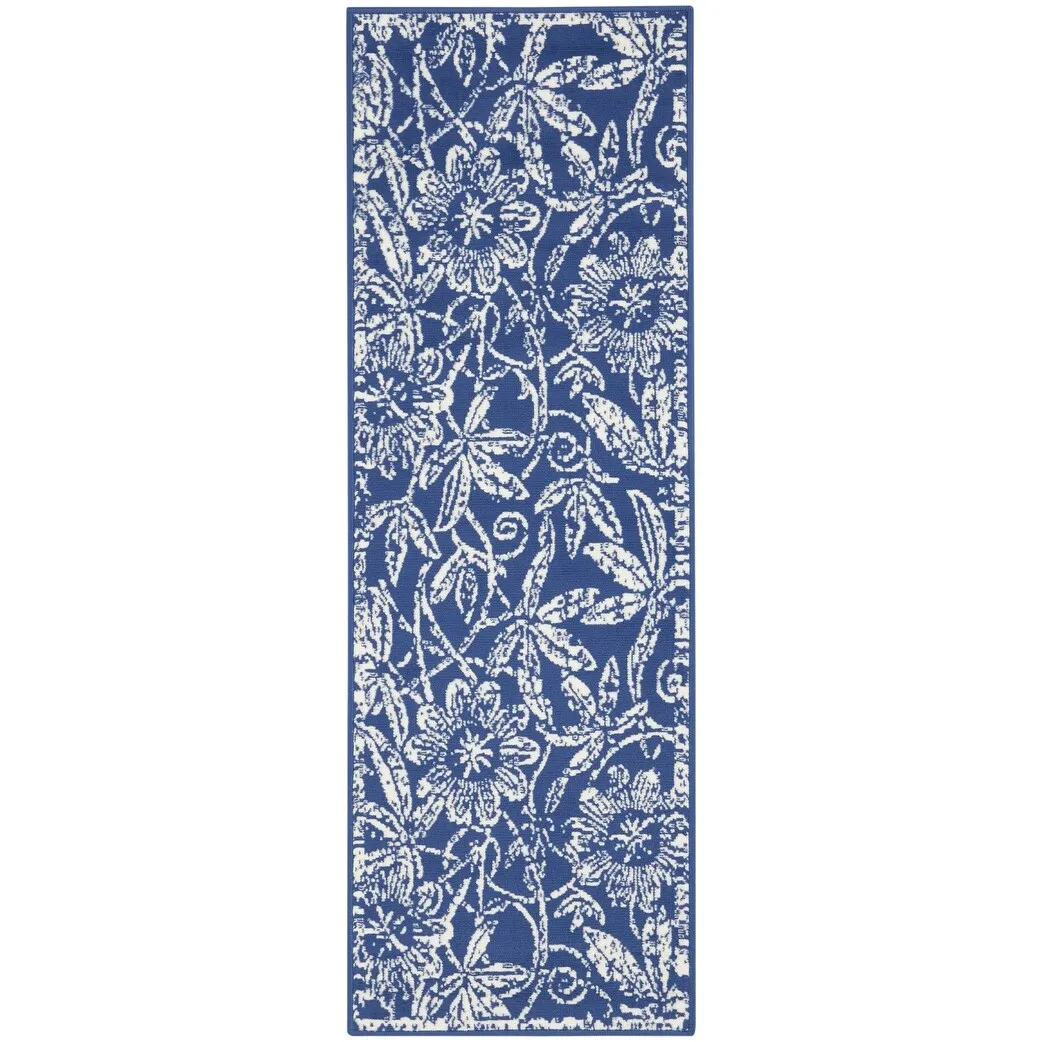 Nourison Whimsicle Country Farmhouse Floral Area Rug