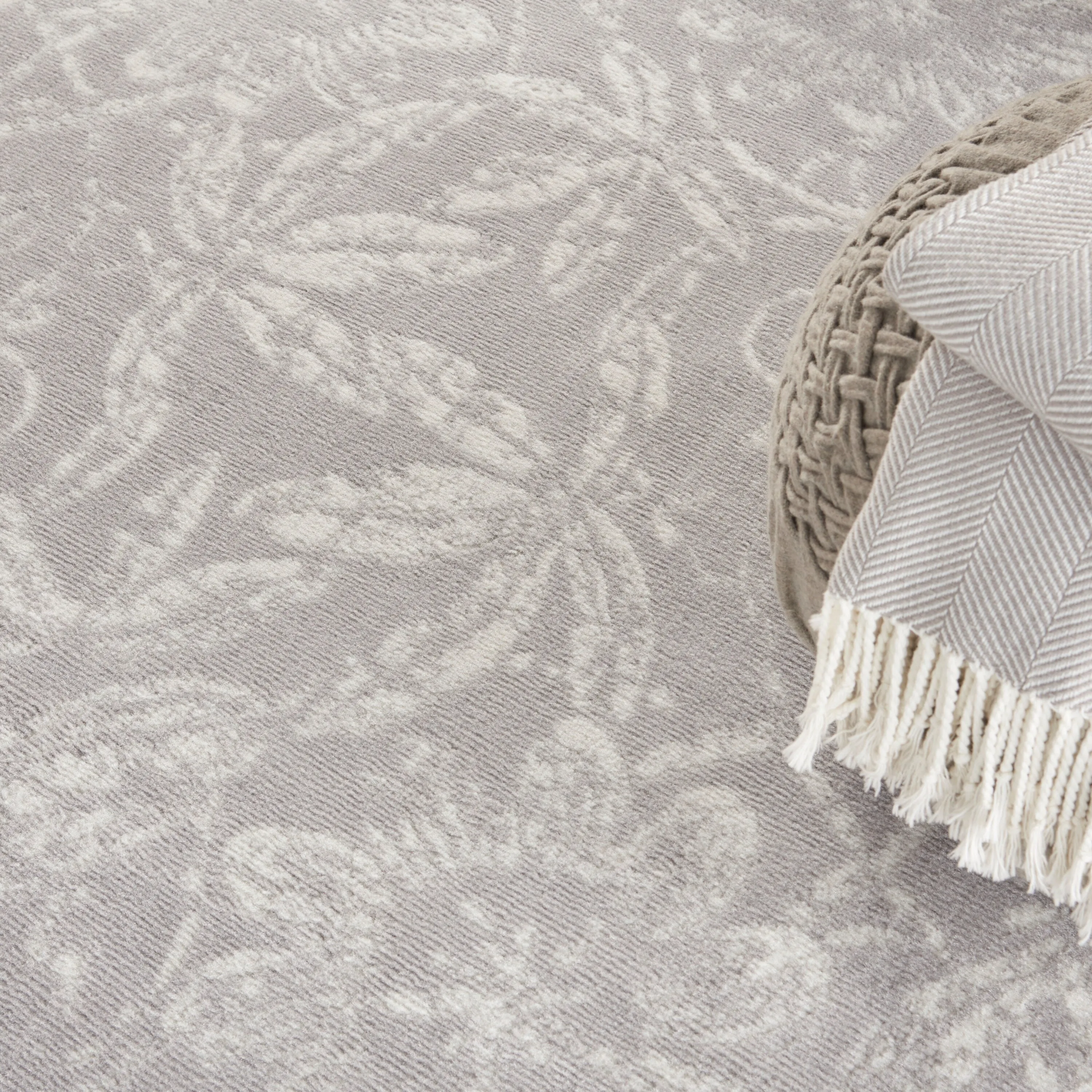 Nourison Whimsicle Country Farmhouse Floral Area Rug