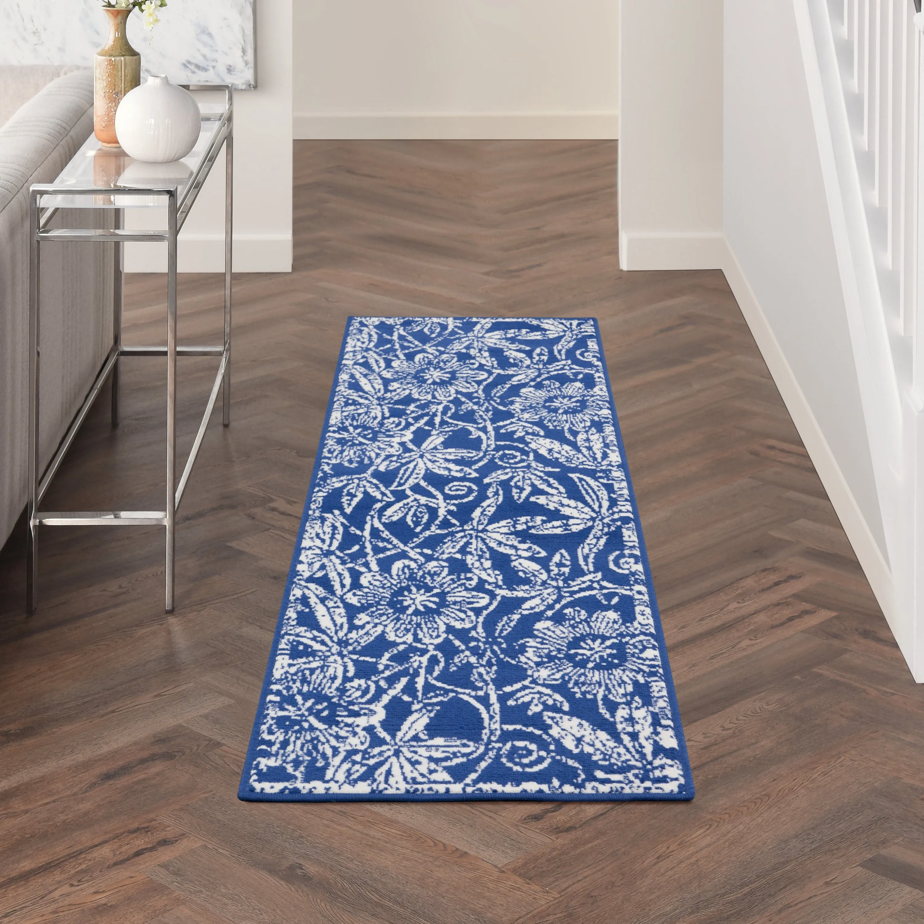 Nourison Whimsicle Country Farmhouse Floral Area Rug