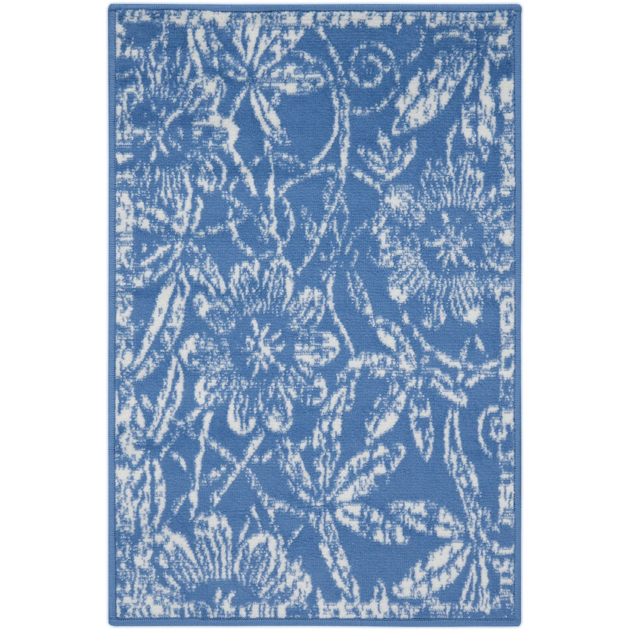 Nourison Whimsicle Country Farmhouse Floral Area Rug