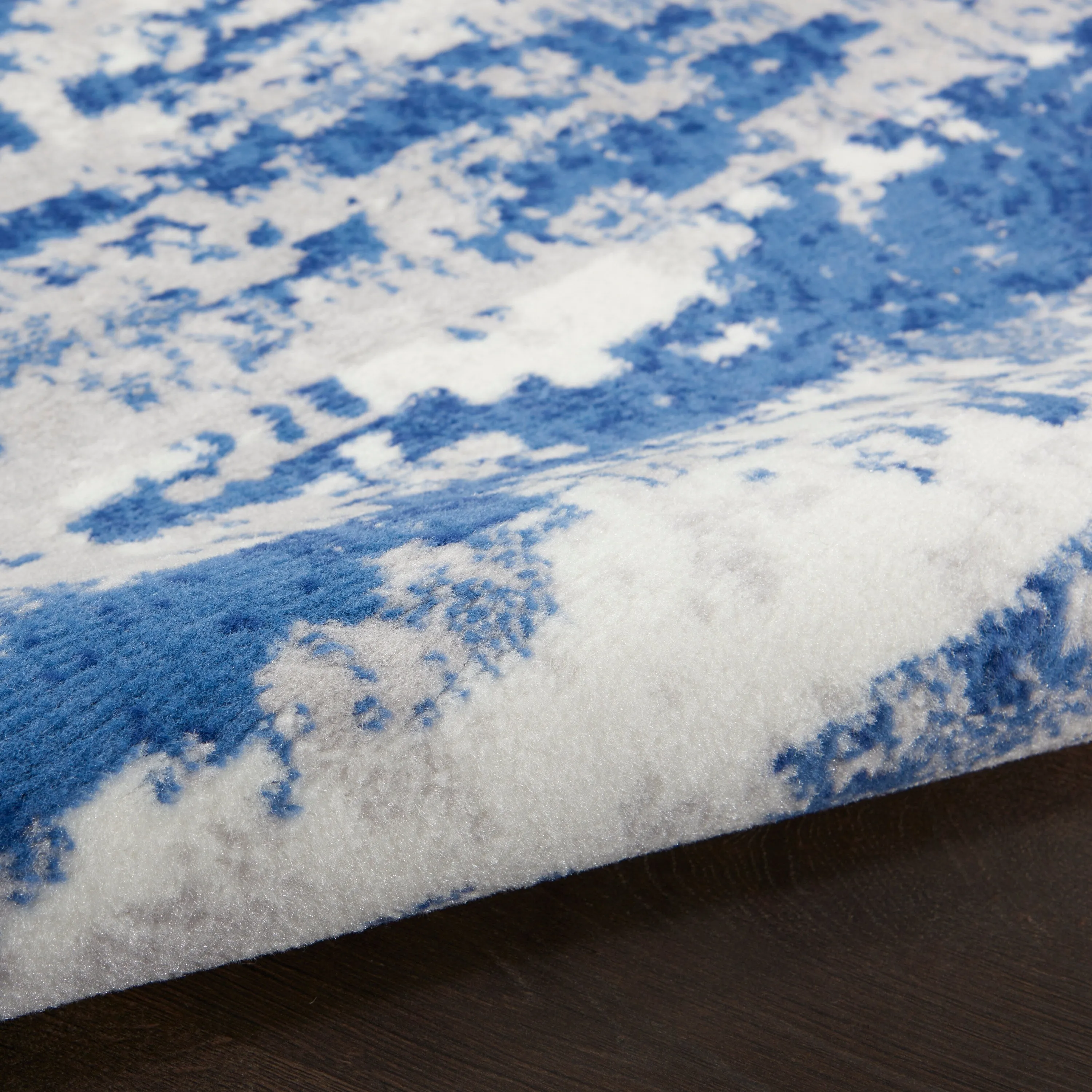Nourison Whimsicle Modern Abstract Ivory Navy Area Rug