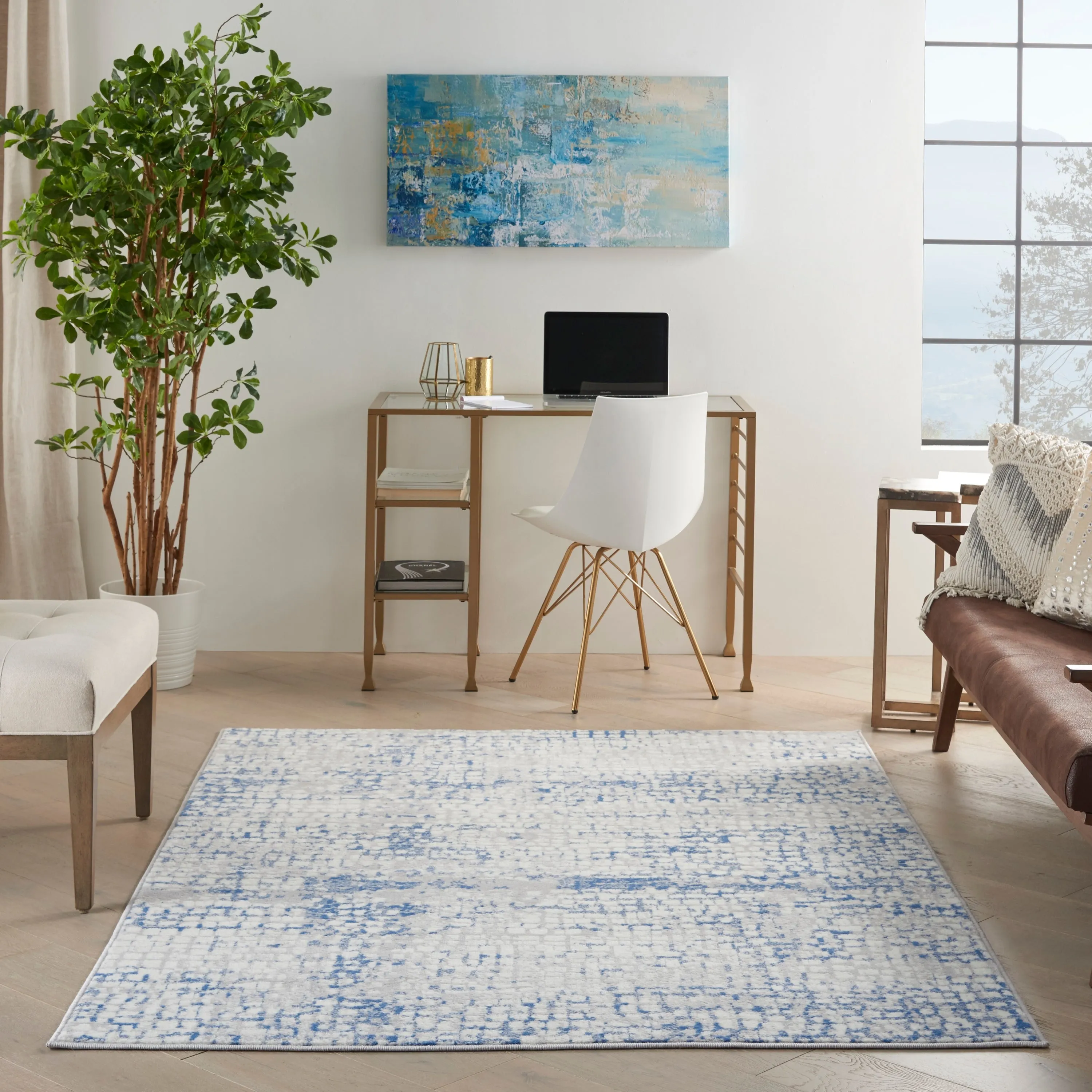 Nourison Whimsicle Modern Geometric Abstract Area Rug