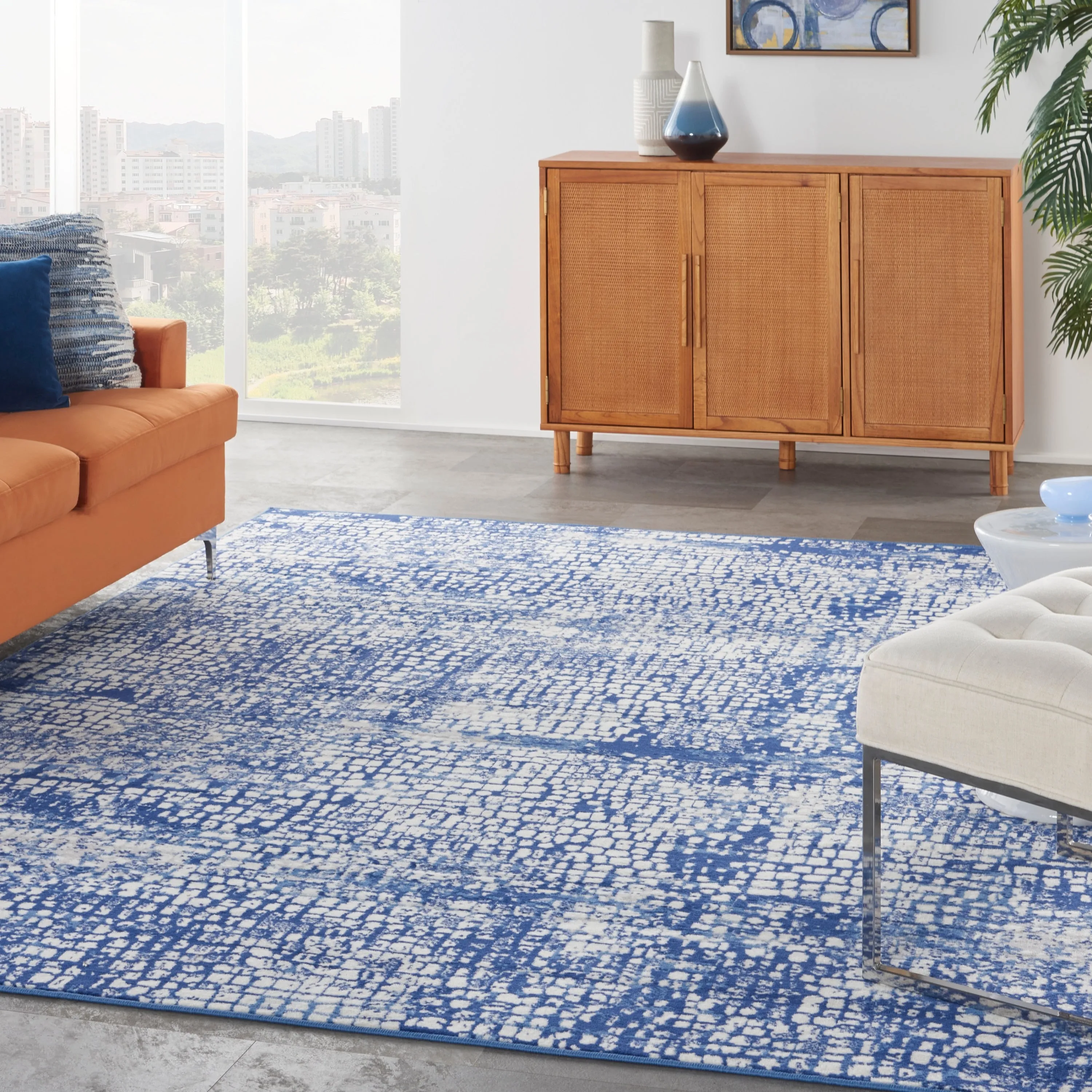 Nourison Whimsicle Modern Geometric Abstract Area Rug