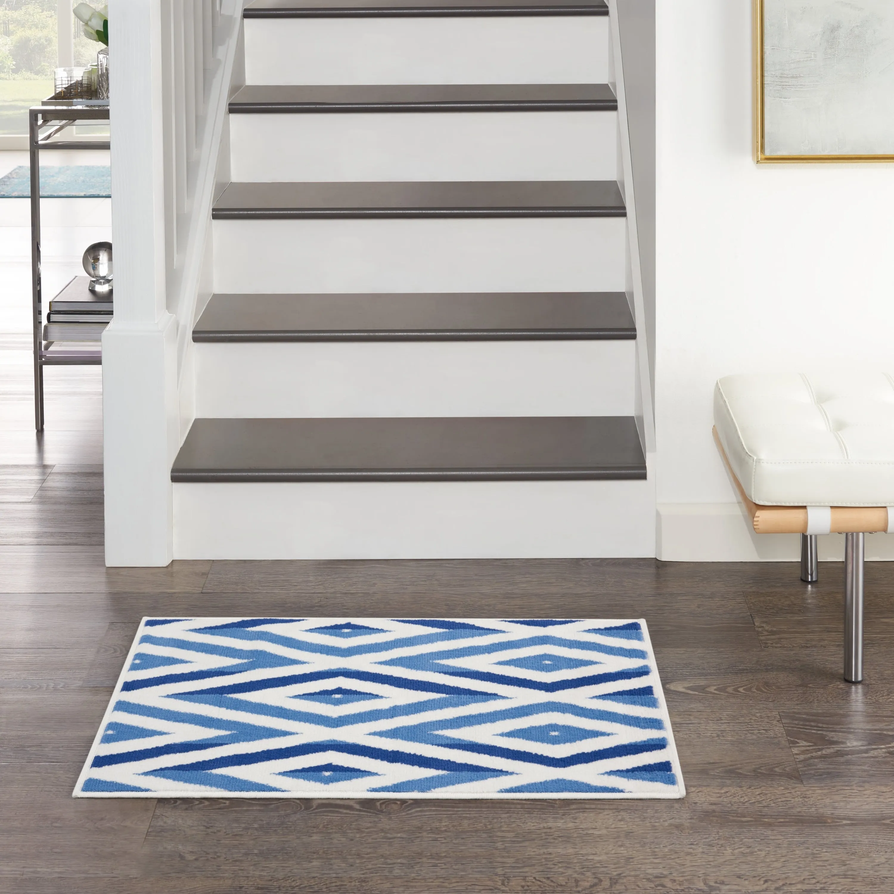 Nourison Whimsicle Modern Geometric Diamond Area Rug