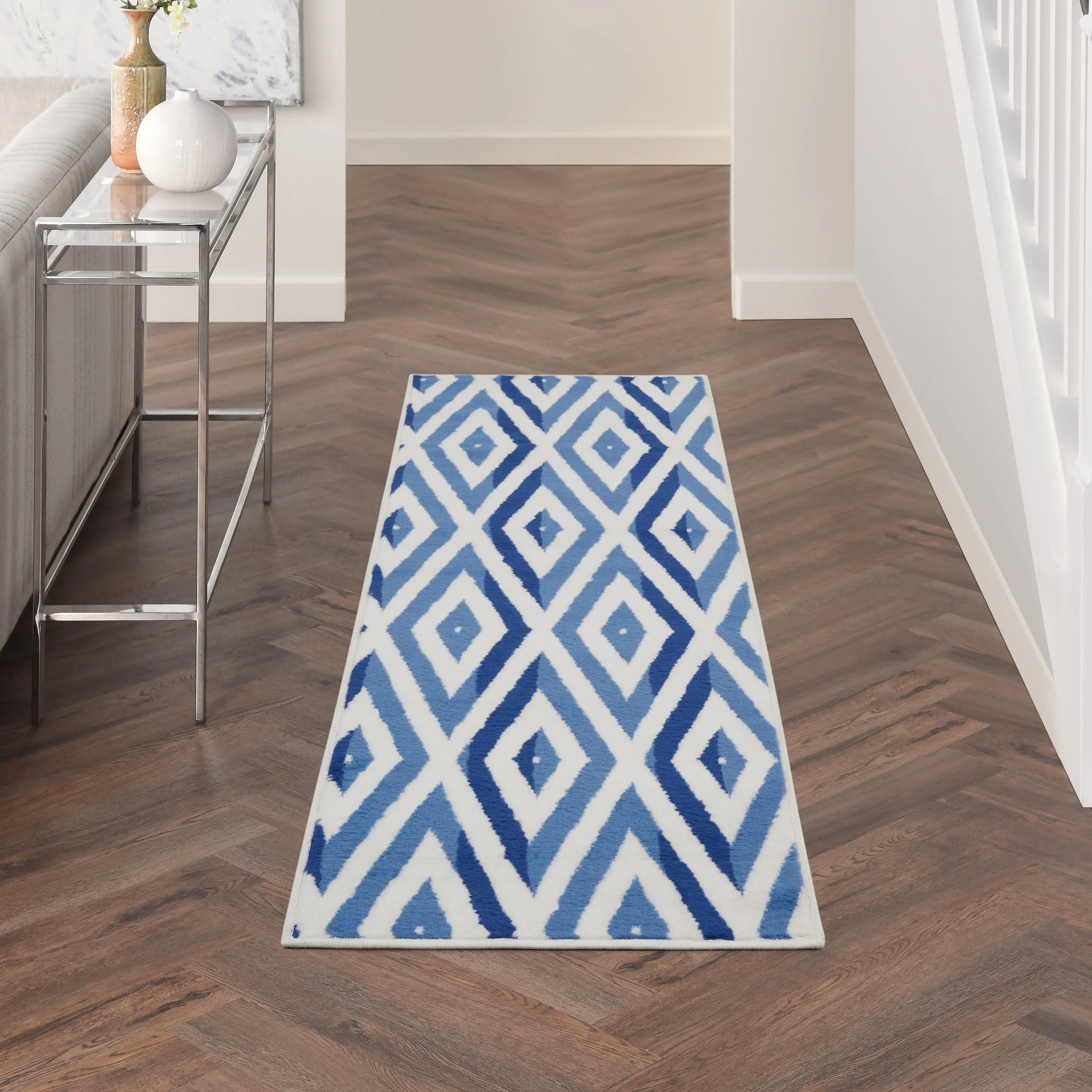 Nourison Whimsicle Modern Geometric Diamond Area Rug