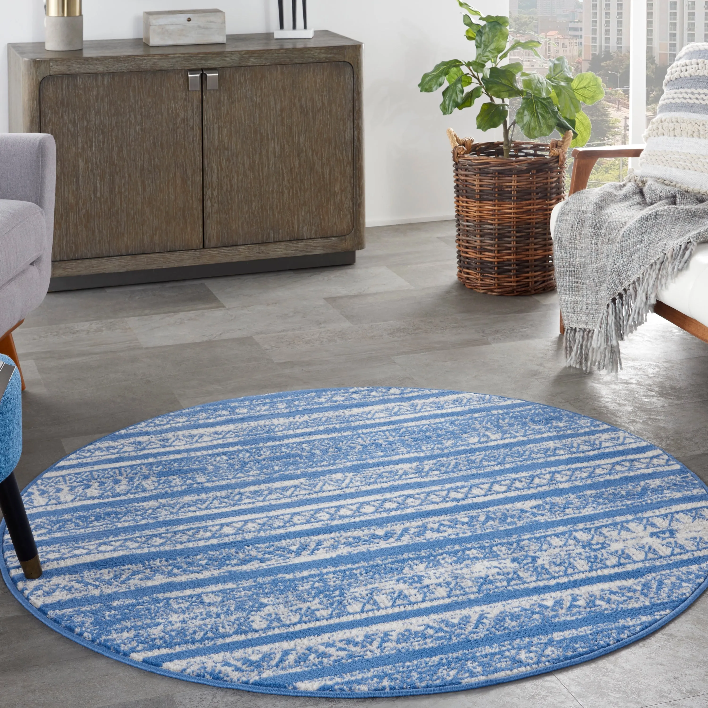 Nourison Whimsicle Vintage Boho Geometric Area Rug