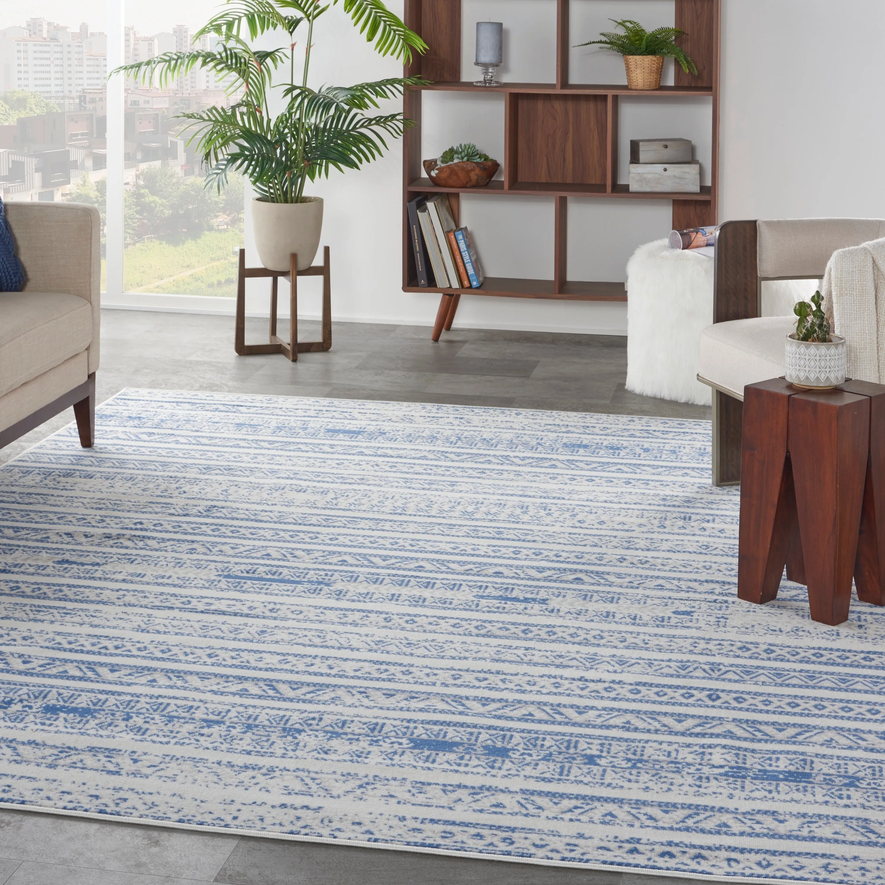Nourison Whimsicle Vintage Boho Geometric Area Rug