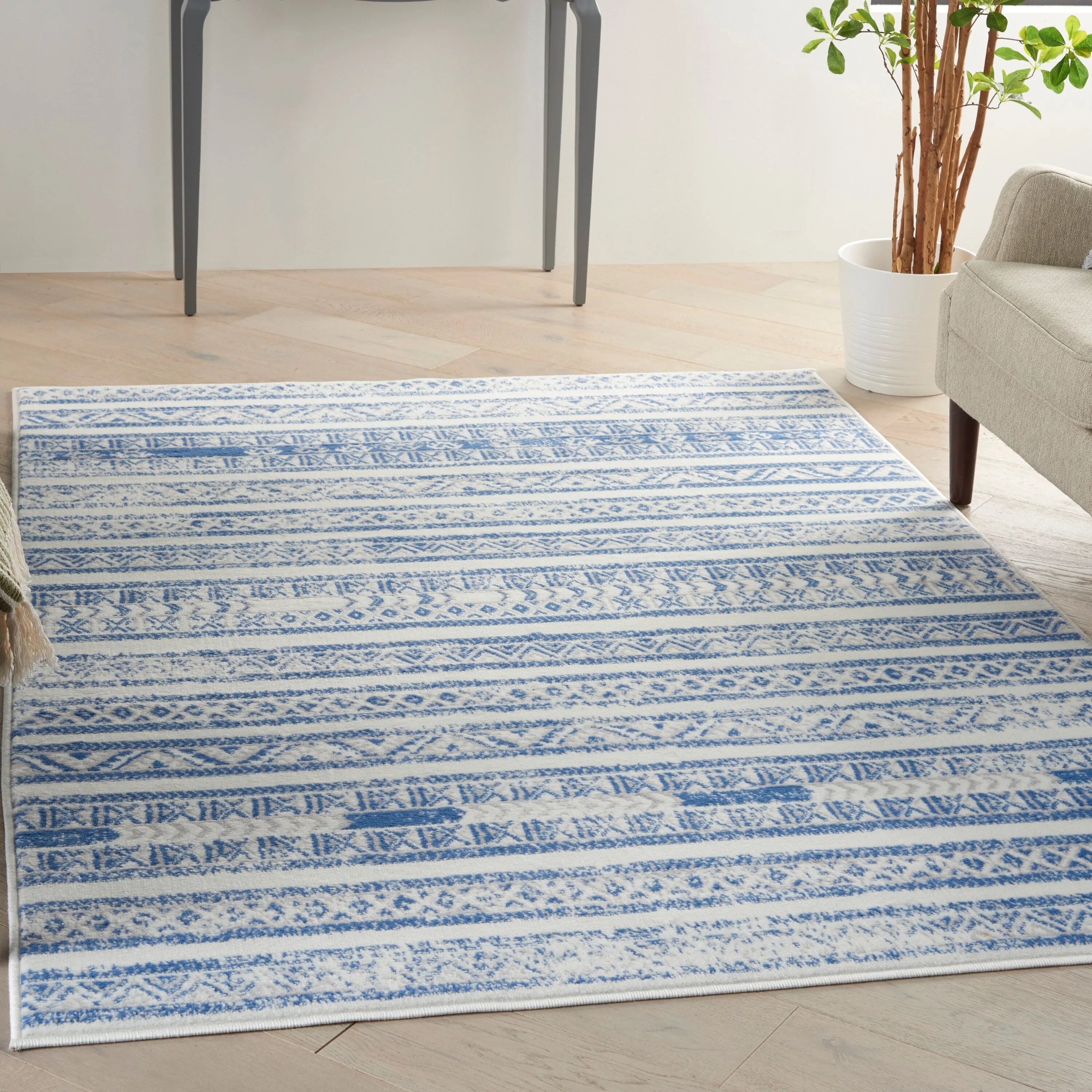 Nourison Whimsicle Vintage Boho Geometric Area Rug