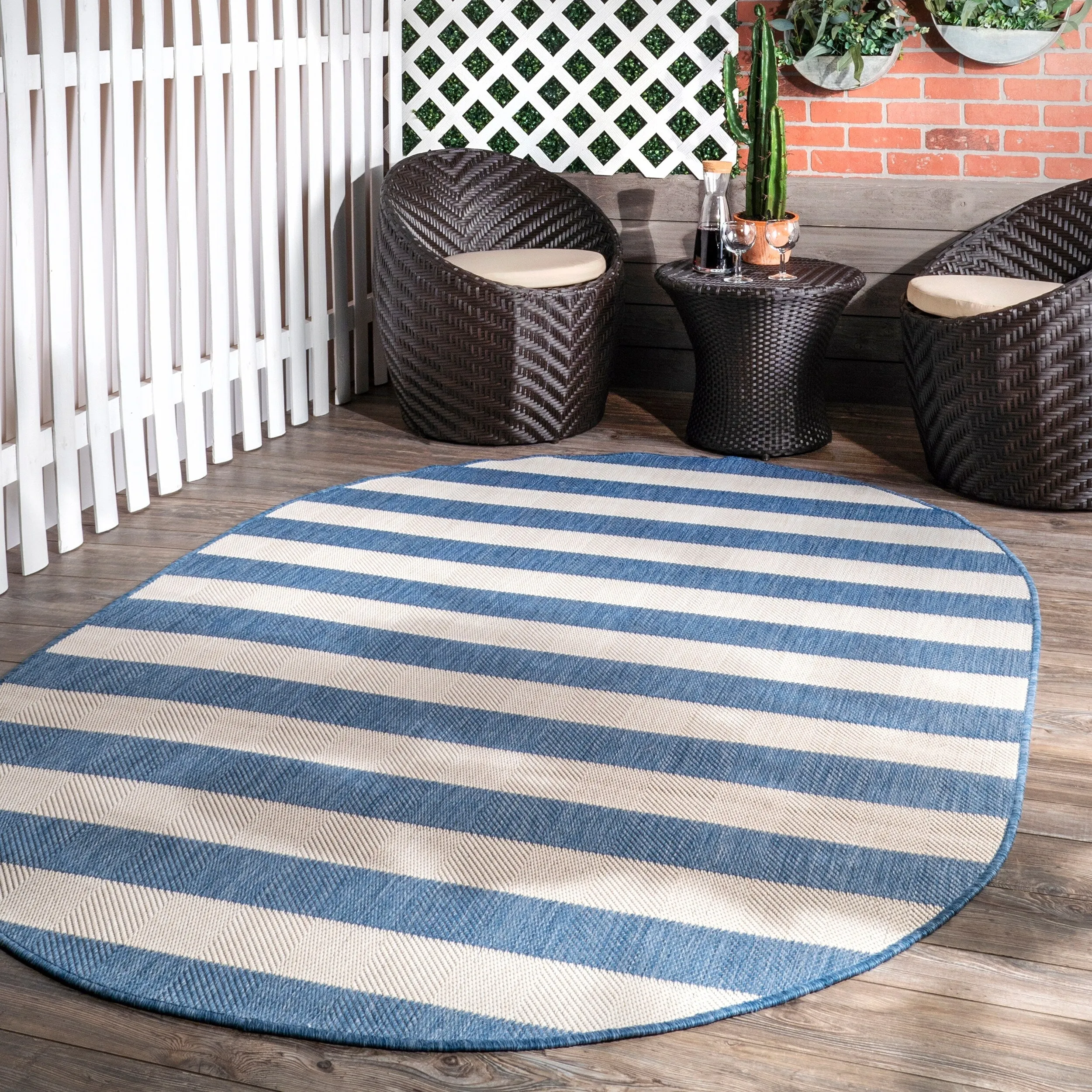 Nuloom Alexis Striped Indoor/Outdoor Area Rug