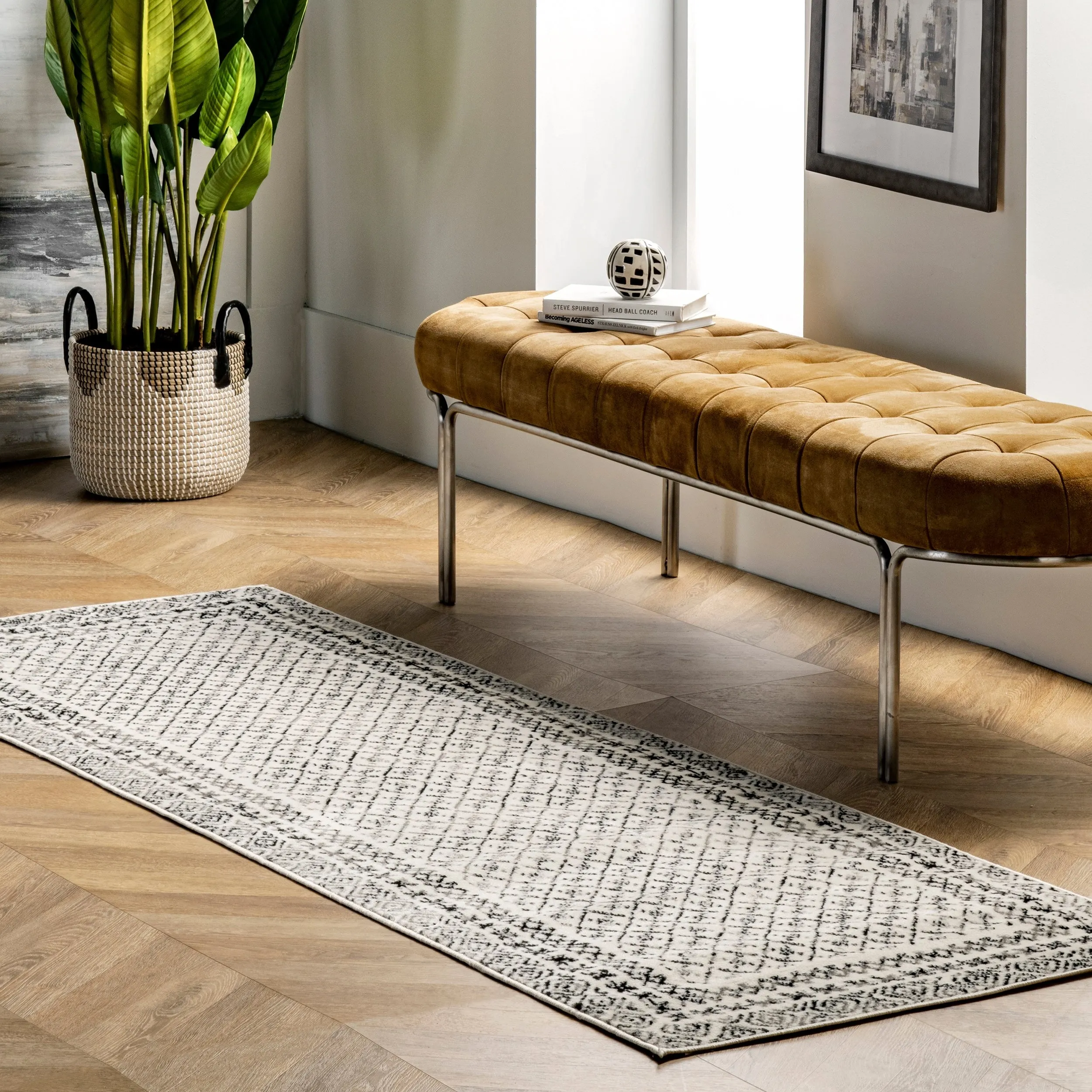 Nuloom Arabella Contemporary Bordered Area Rug