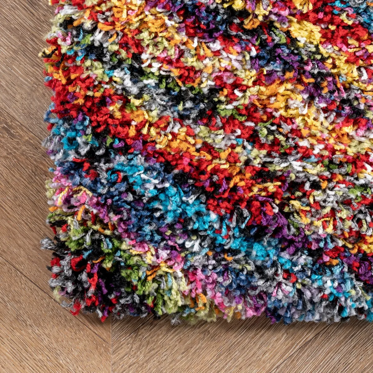 Nuloom Ardelle Colorful Swirl Shag Area Rug