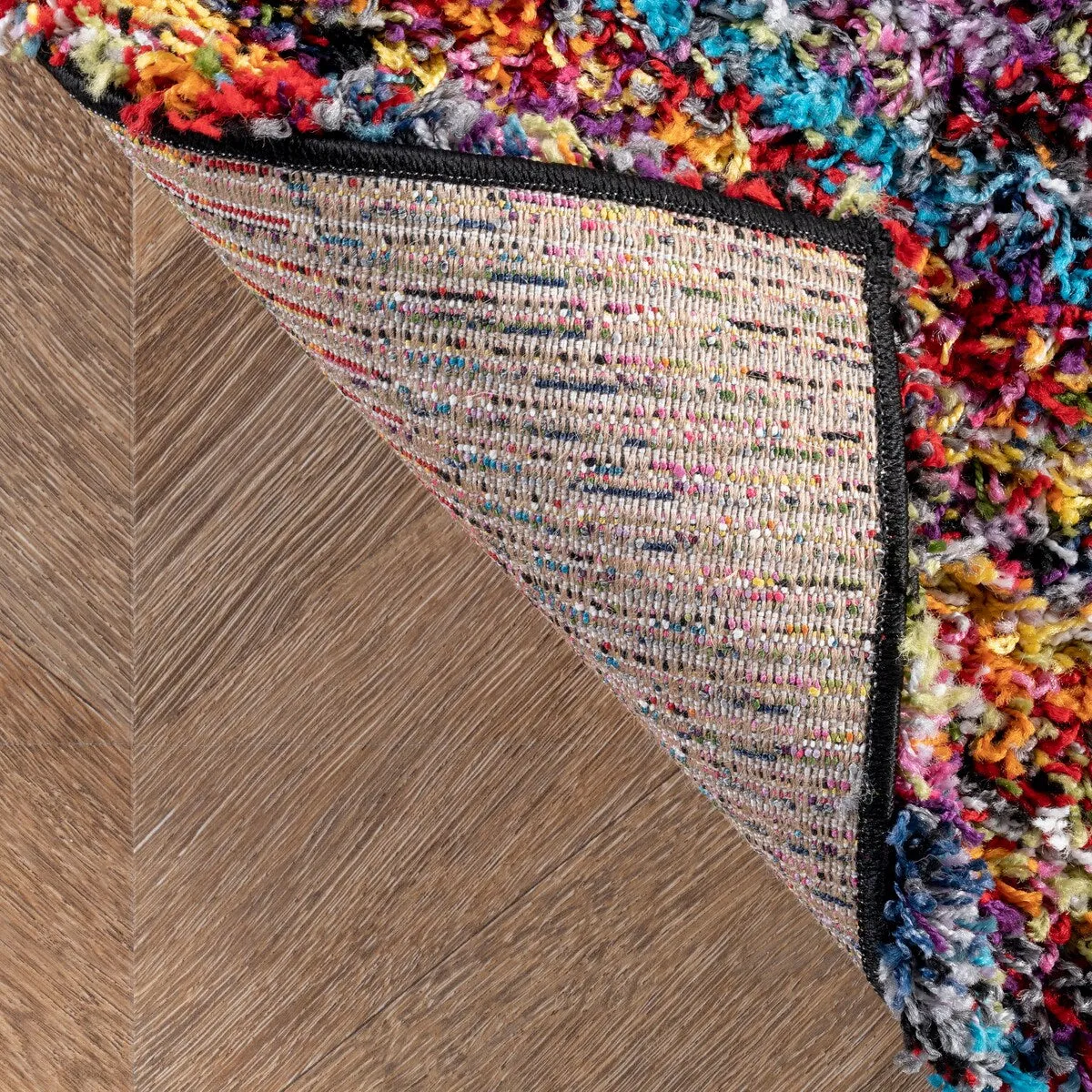 Nuloom Ardelle Colorful Swirl Shag Area Rug