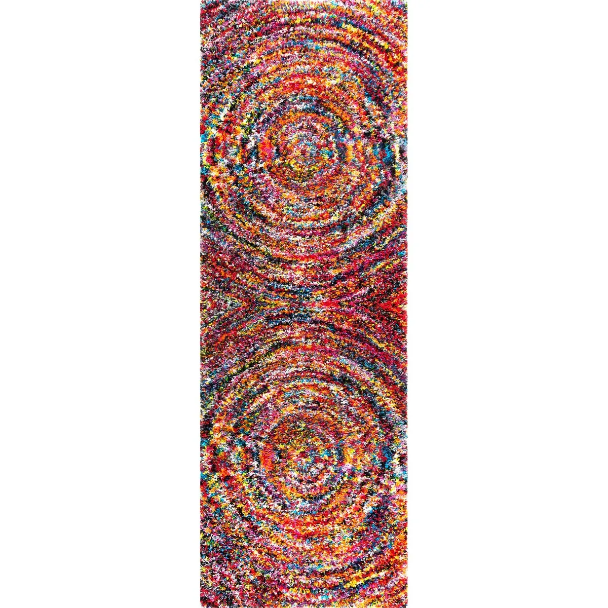 Nuloom Ardelle Colorful Swirl Shag Area Rug
