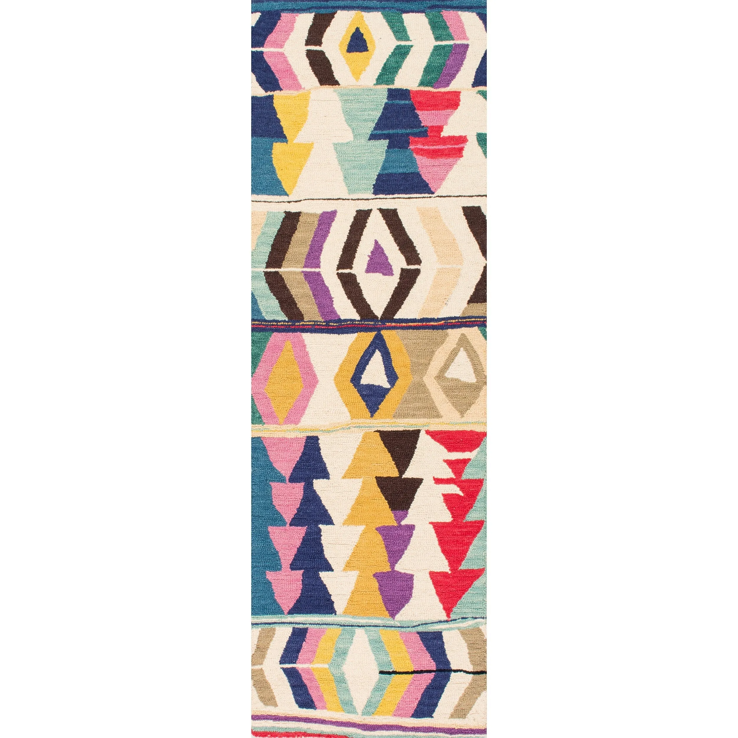 Nuloom Aurora Geometric Wool Area Rug