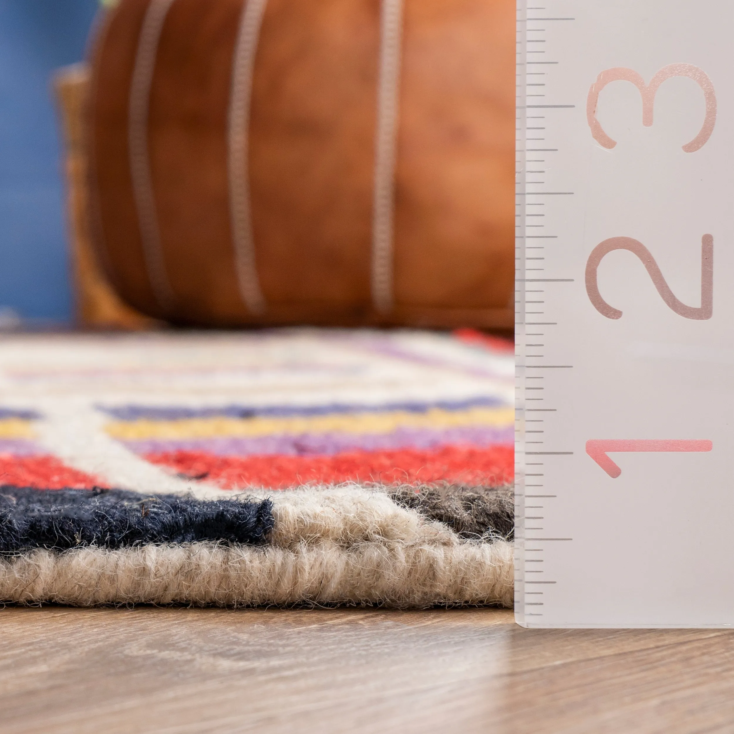 Nuloom Aurora Geometric Wool Area Rug