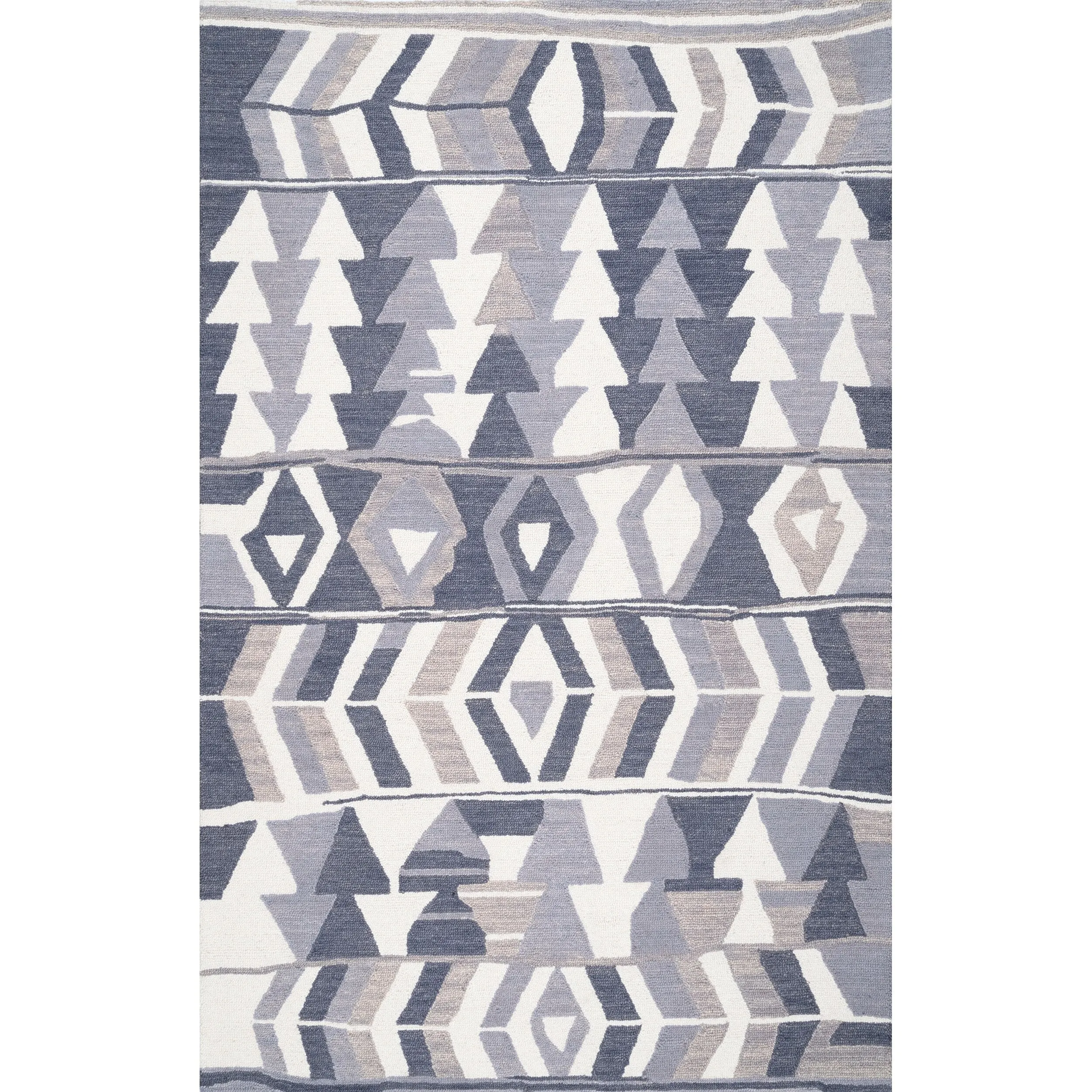 Nuloom Aurora Geometric Wool Area Rug