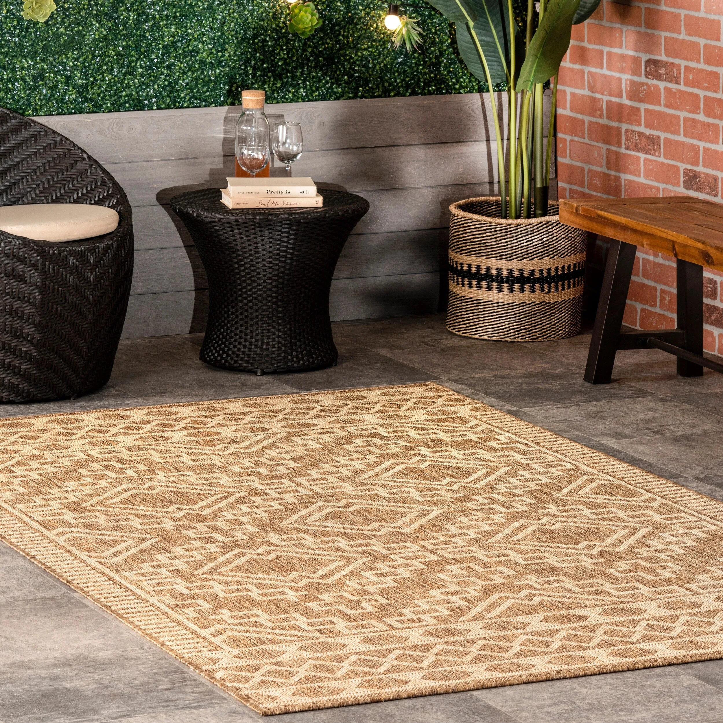 Nuloom Cari Moroccan Tribal Indoor/Outdoor Area Rug