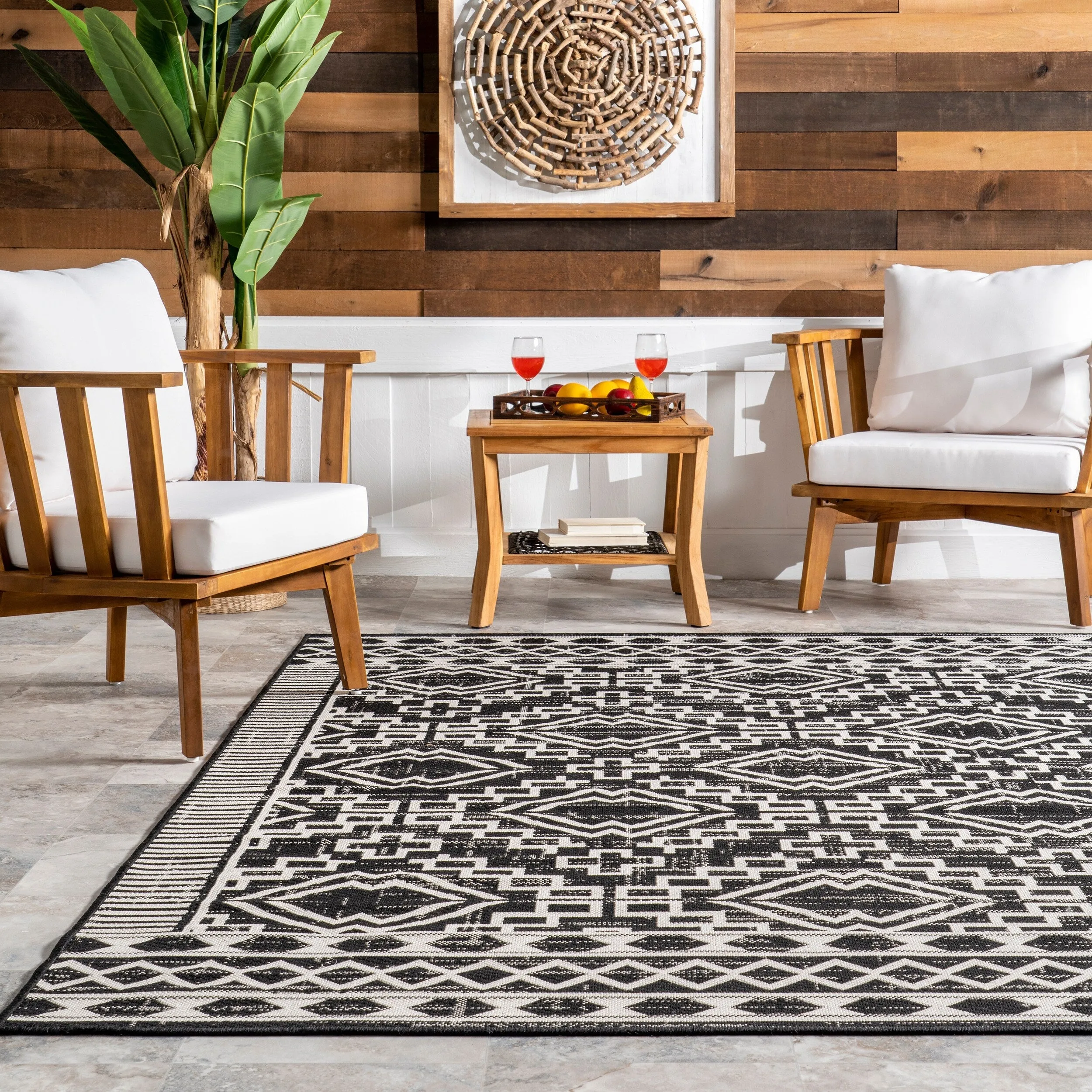 Nuloom Cari Moroccan Tribal Indoor/Outdoor Area Rug
