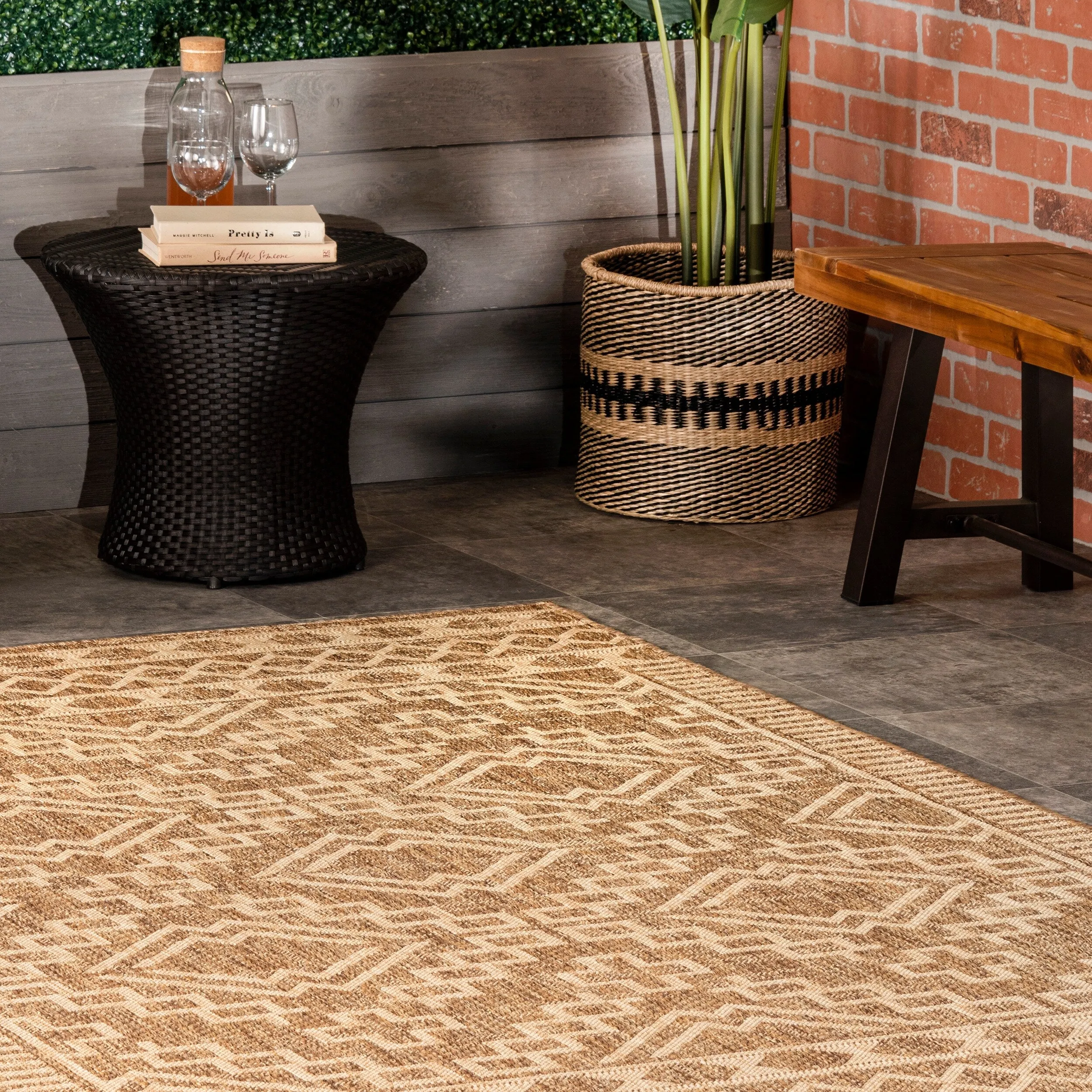 Nuloom Cari Moroccan Tribal Indoor/Outdoor Area Rug