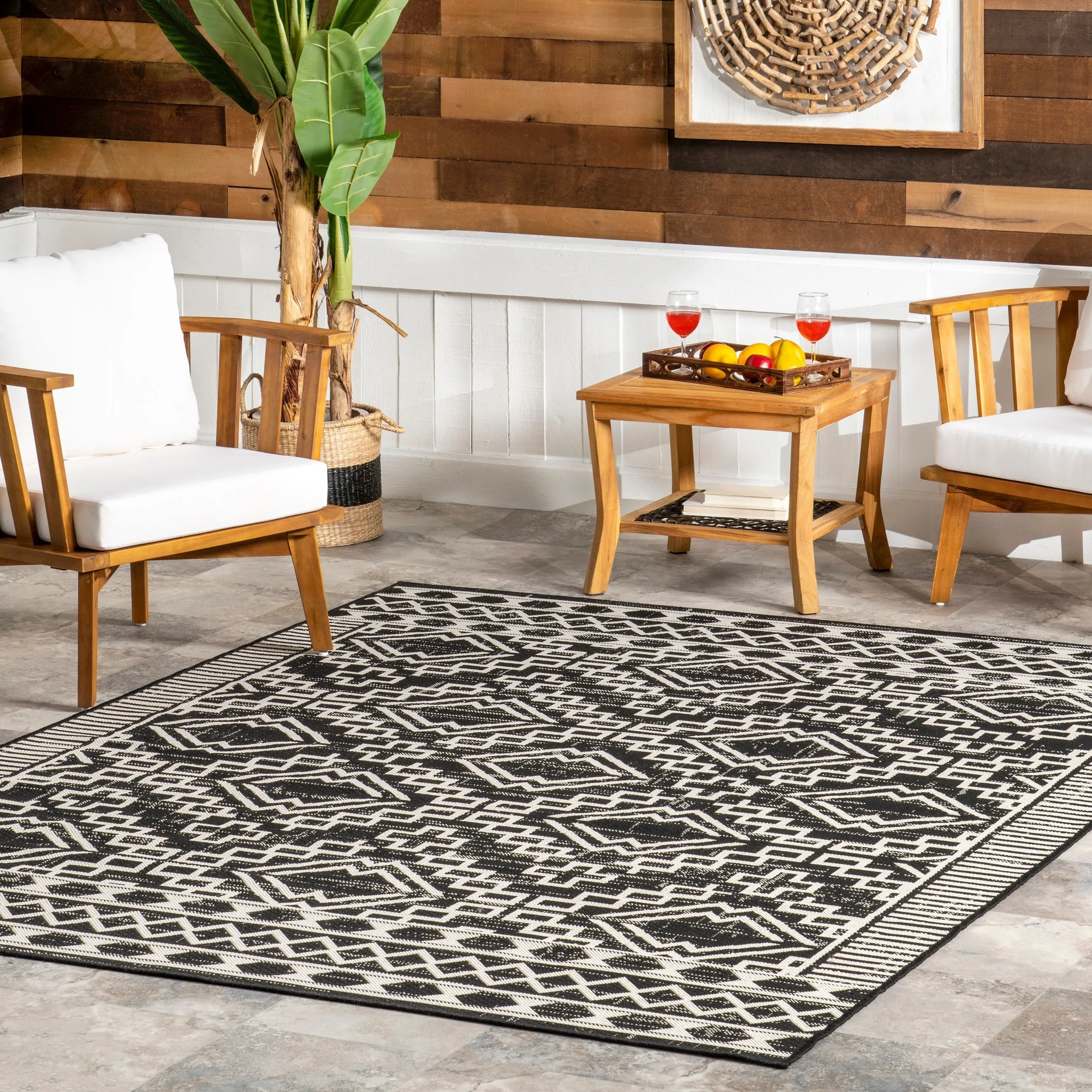Nuloom Cari Moroccan Tribal Indoor/Outdoor Area Rug