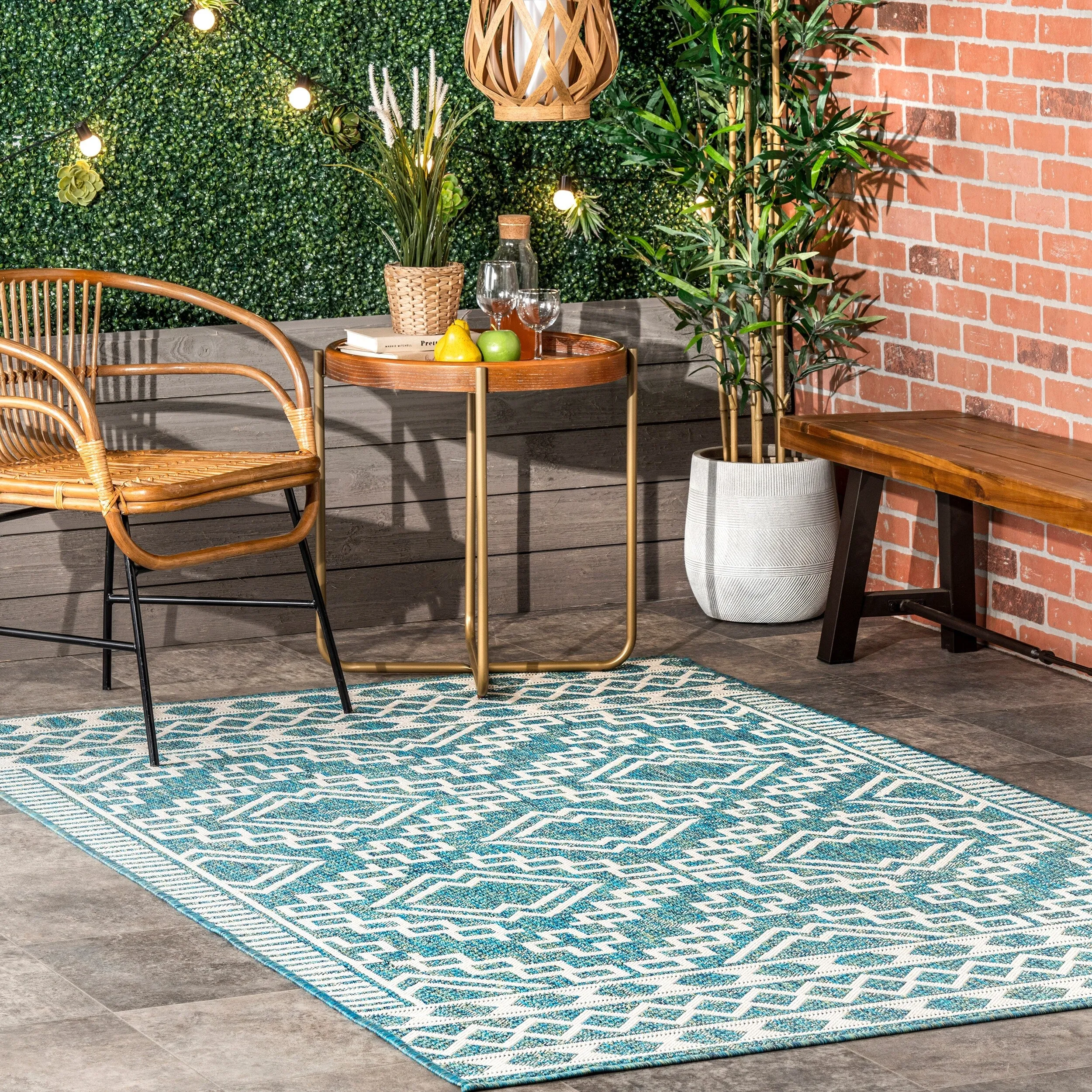 Nuloom Cari Moroccan Tribal Indoor/Outdoor Area Rug