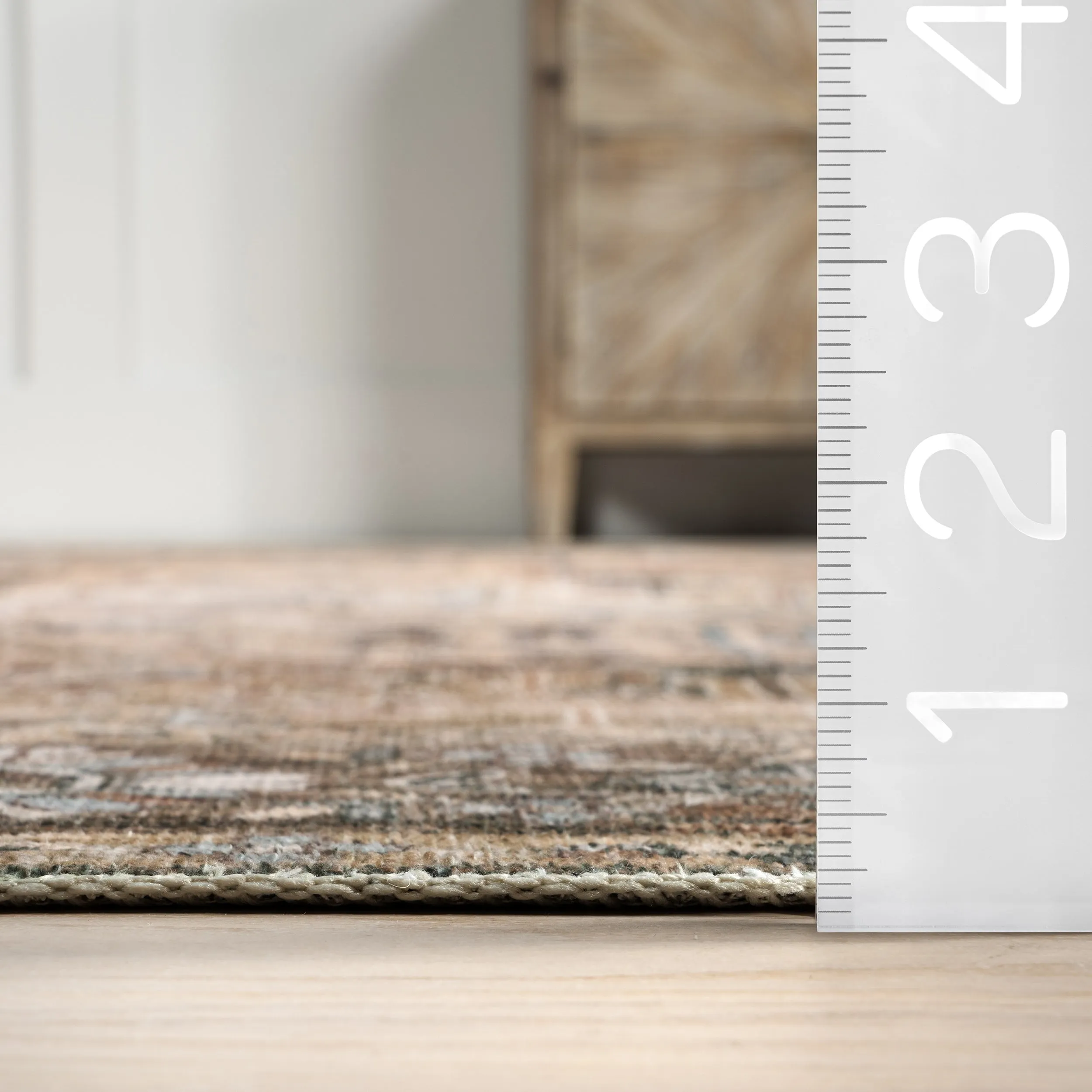 Nuloom Devin SpinClean Machine Washable Vintage Medallion Area Rug