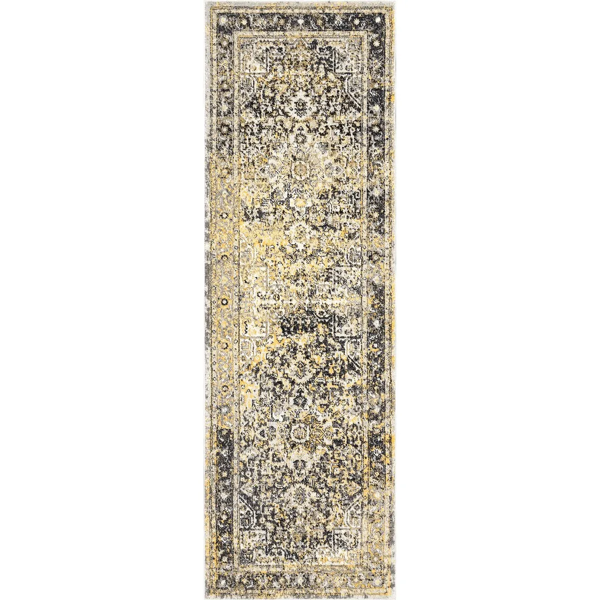 Nuloom Distressed Vintage Faded Floral Area Rug