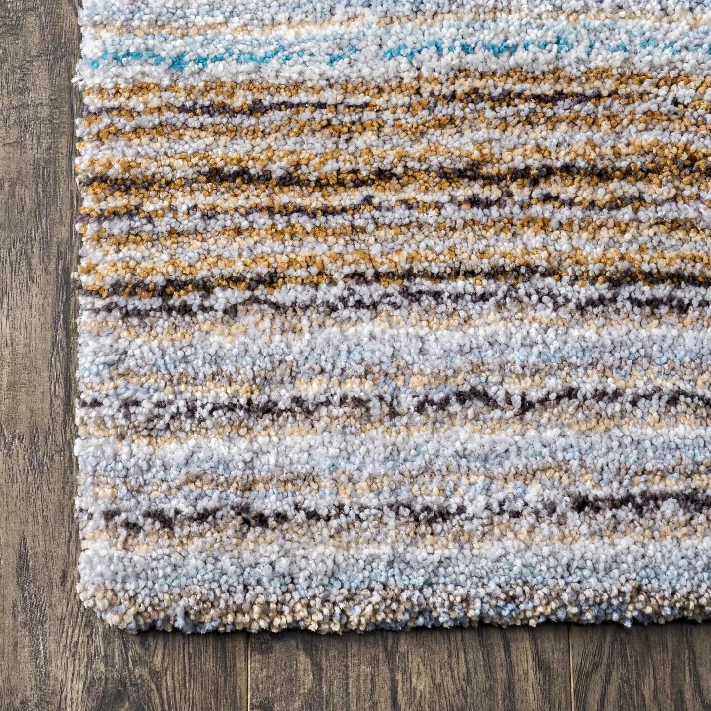 Nuloom Drey Striped Shag Area Rug