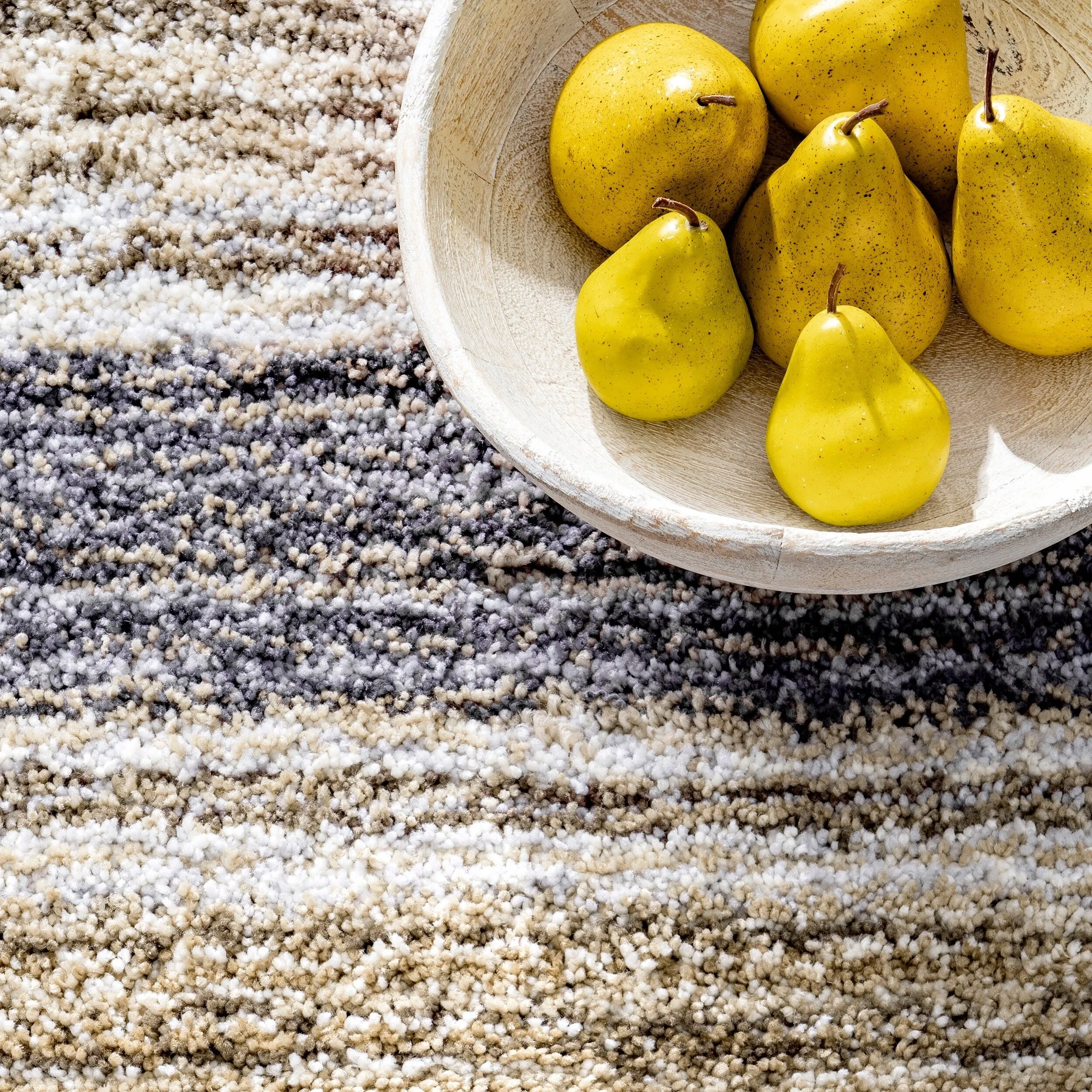 Nuloom Drey Striped Shag Area Rug