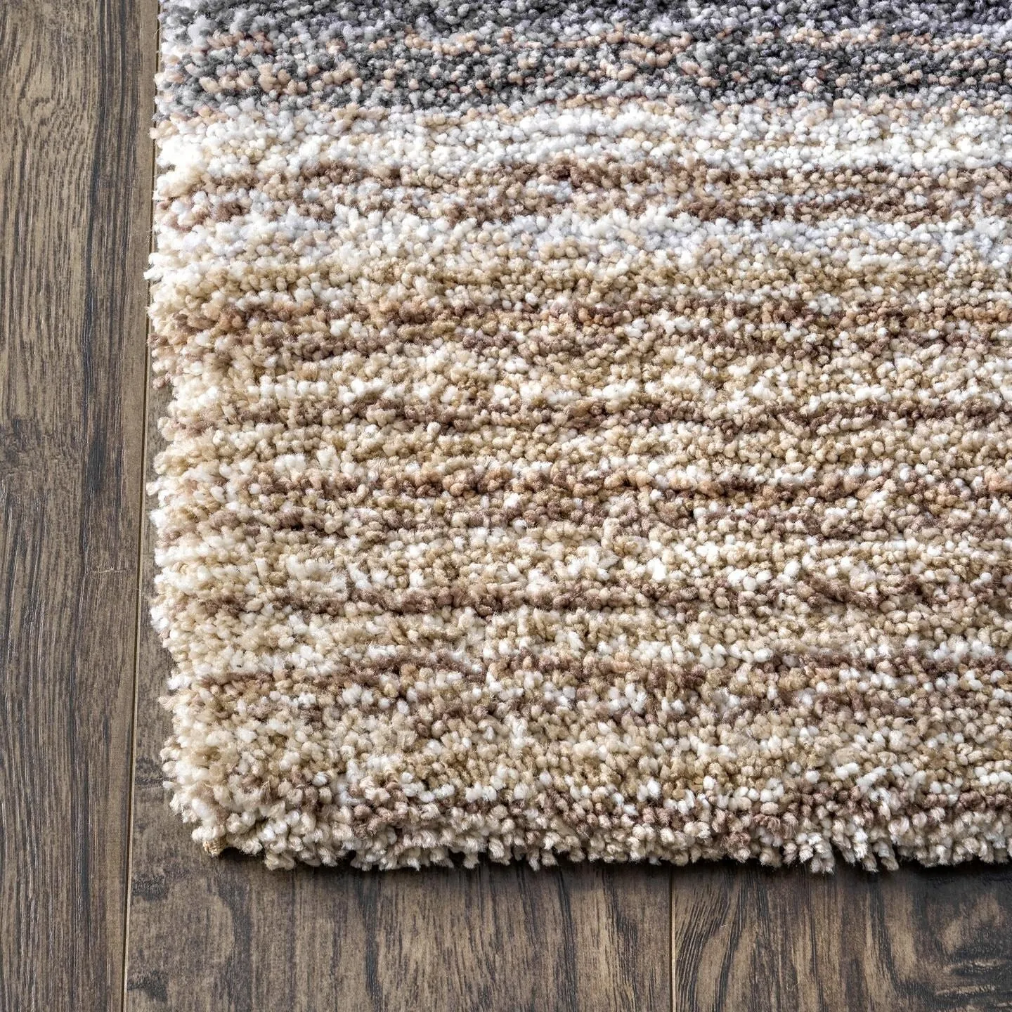 Nuloom Drey Striped Shag Area Rug