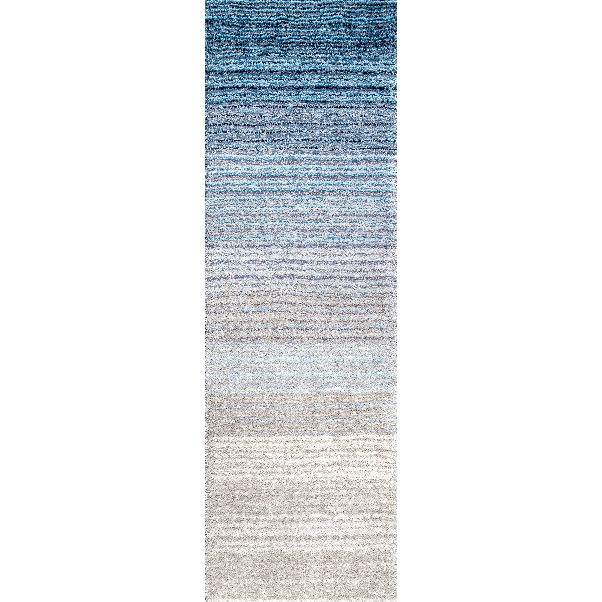 Nuloom Drey Striped Shag Area Rug