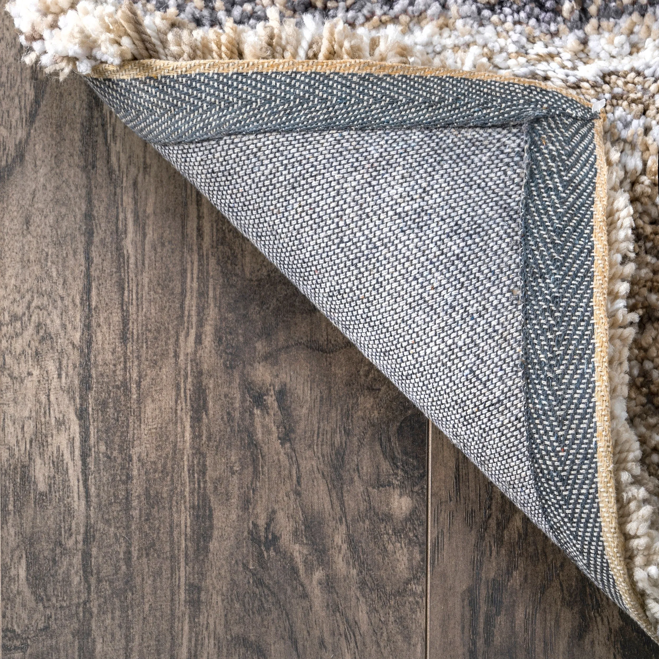 Nuloom Drey Striped Shag Area Rug