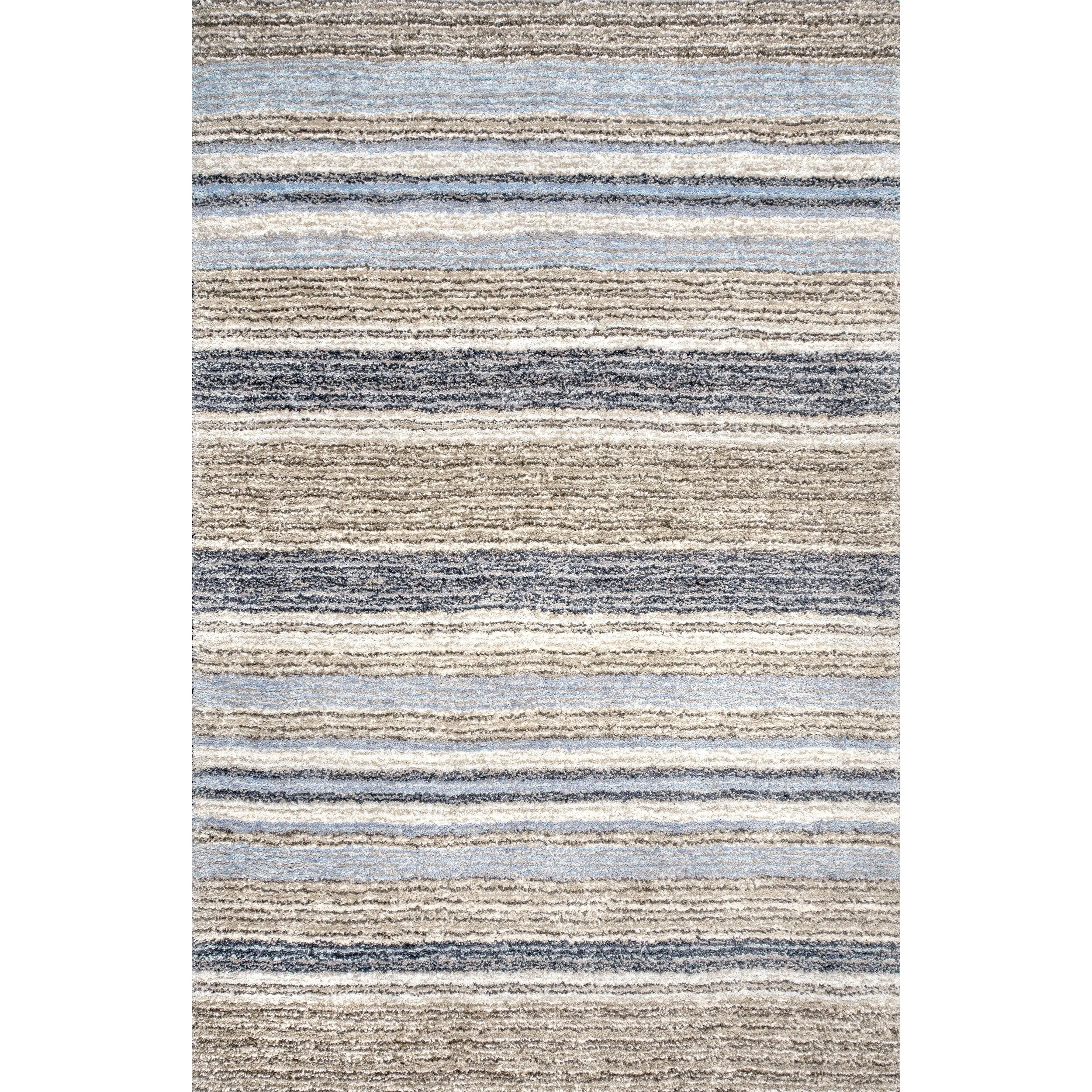 Nuloom Drey Striped Shag Area Rug
