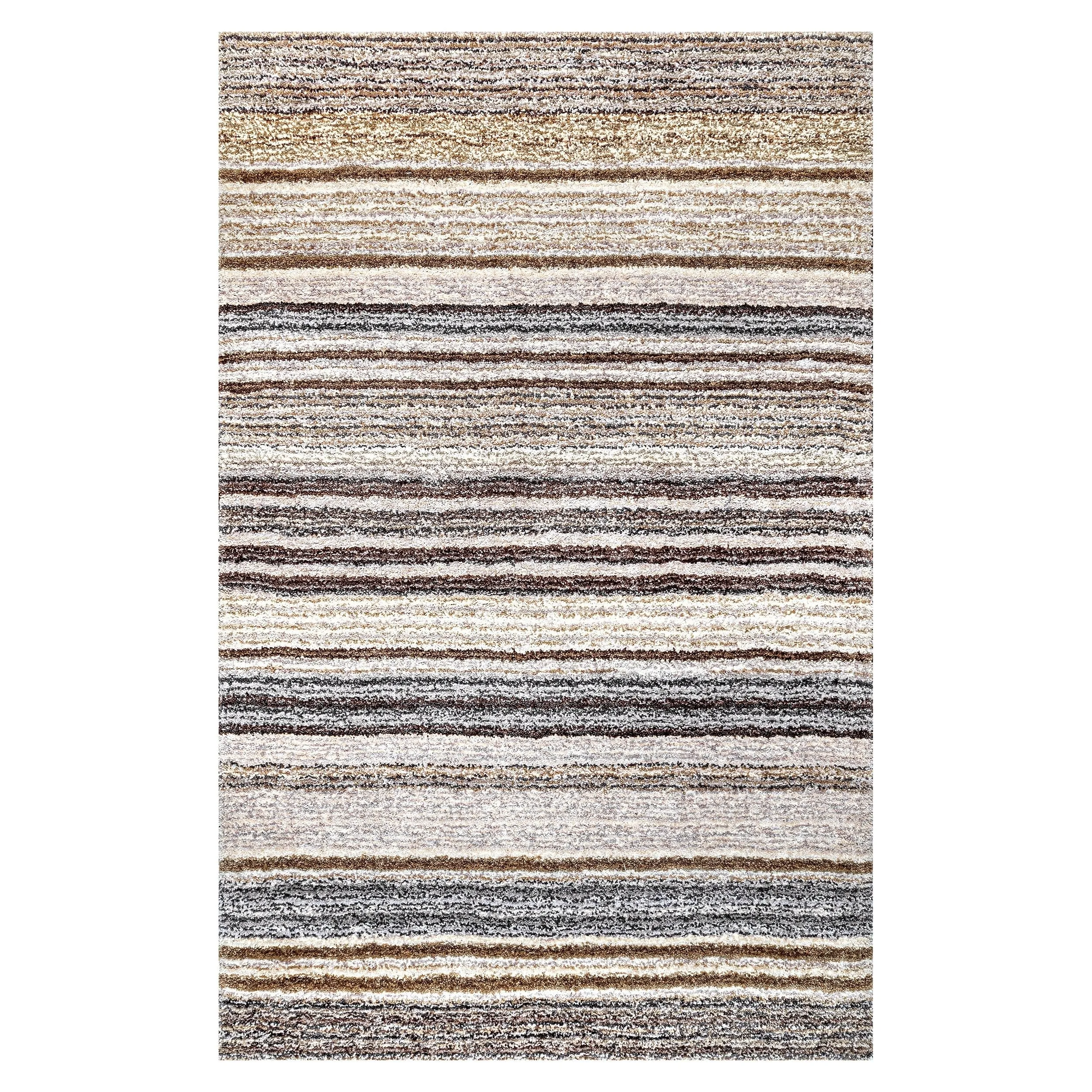 Nuloom Drey Striped Shag Area Rug