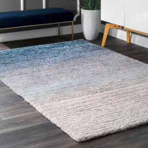 Nuloom Drey Striped Shag Area Rug