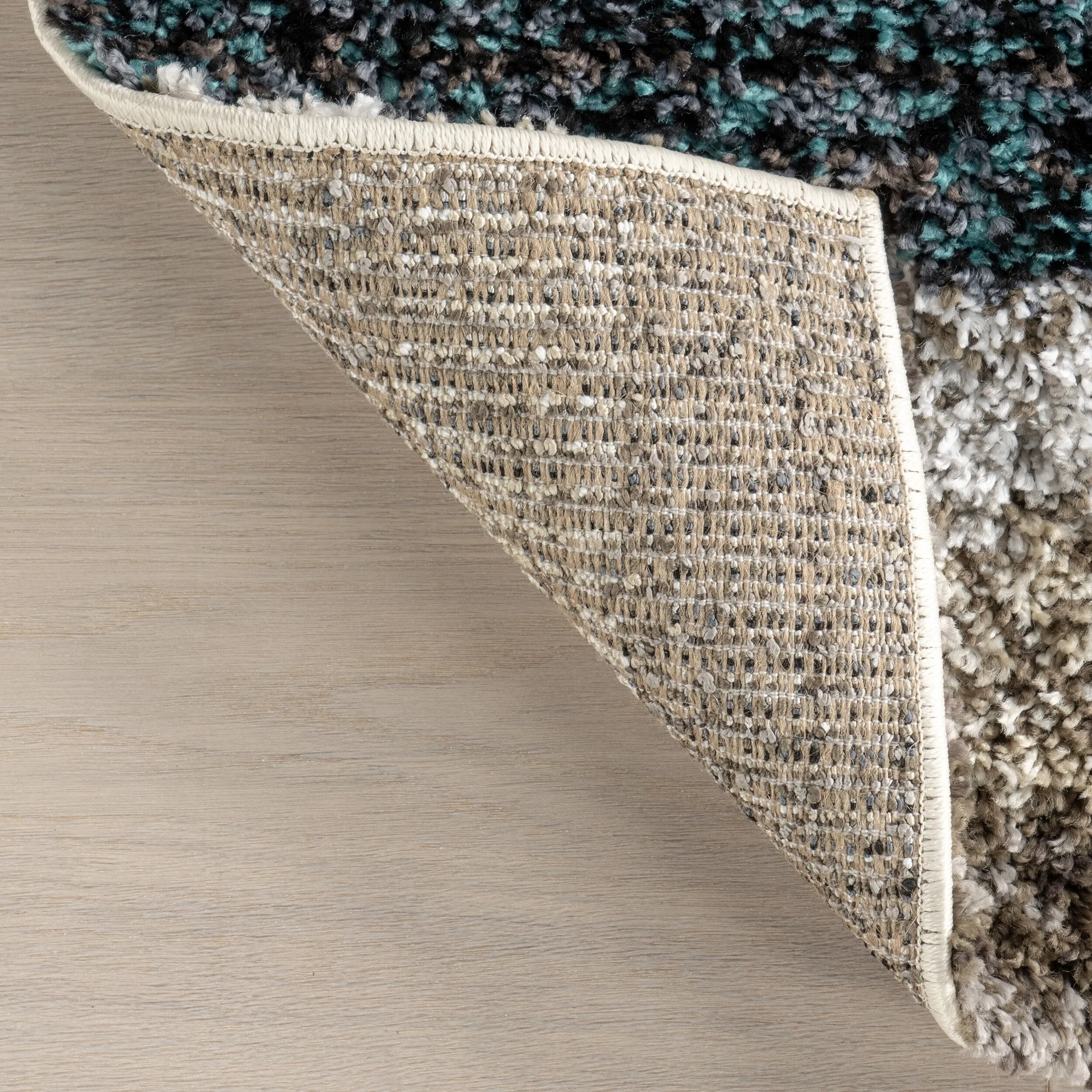 Nuloom Drey Striped Shag Area Rug