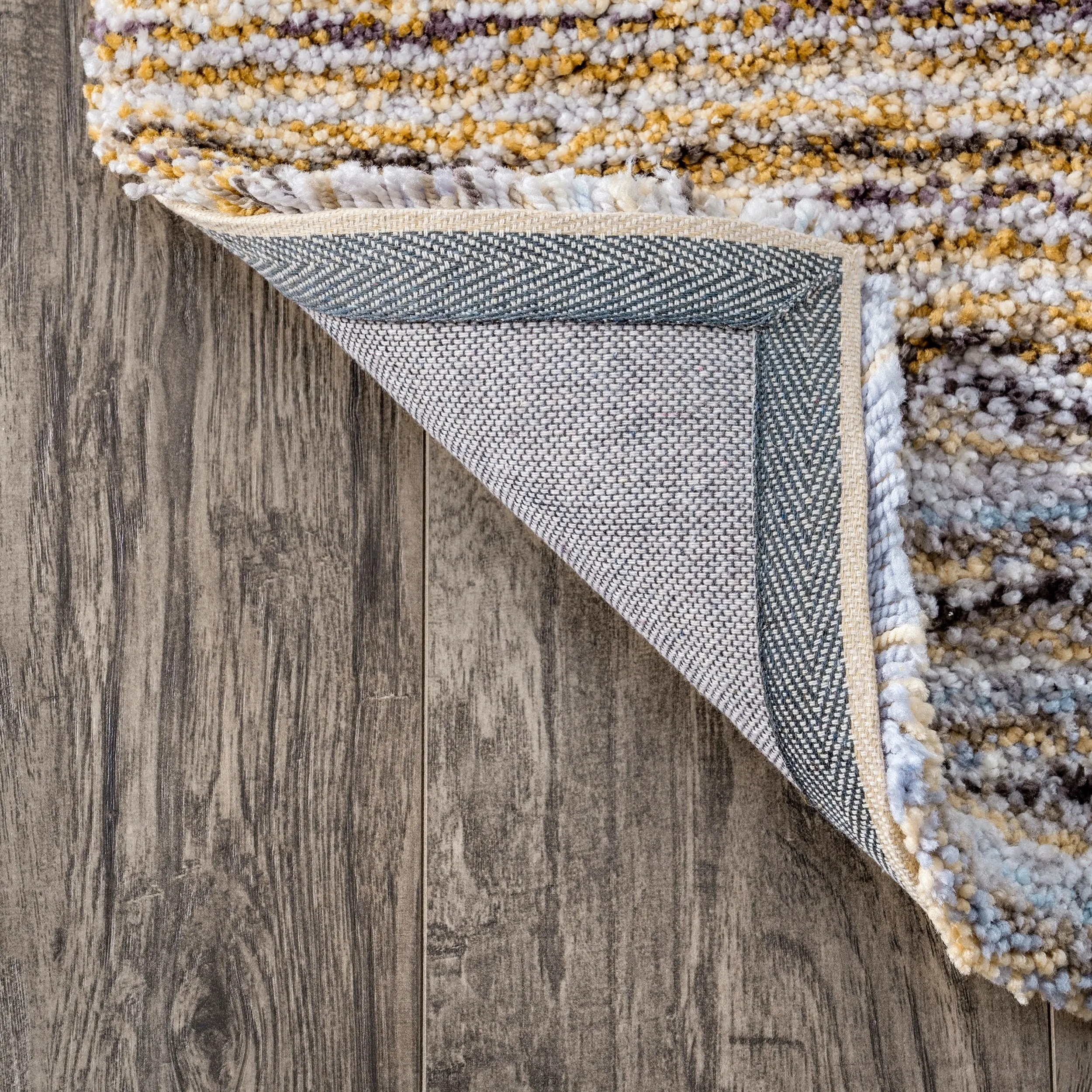 Nuloom Drey Striped Shag Area Rug