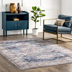 Nuloom Drina SpinClean Distressed Machine Washable Area Rug