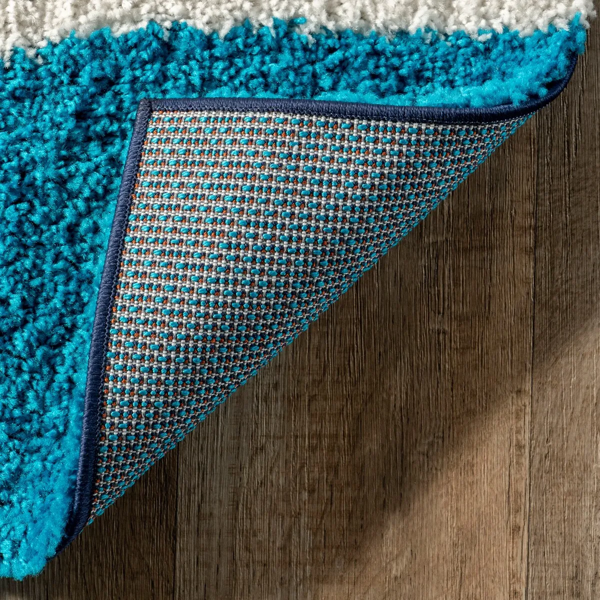 Nuloom Ellyn Abstract Shapes Shag Area Rug