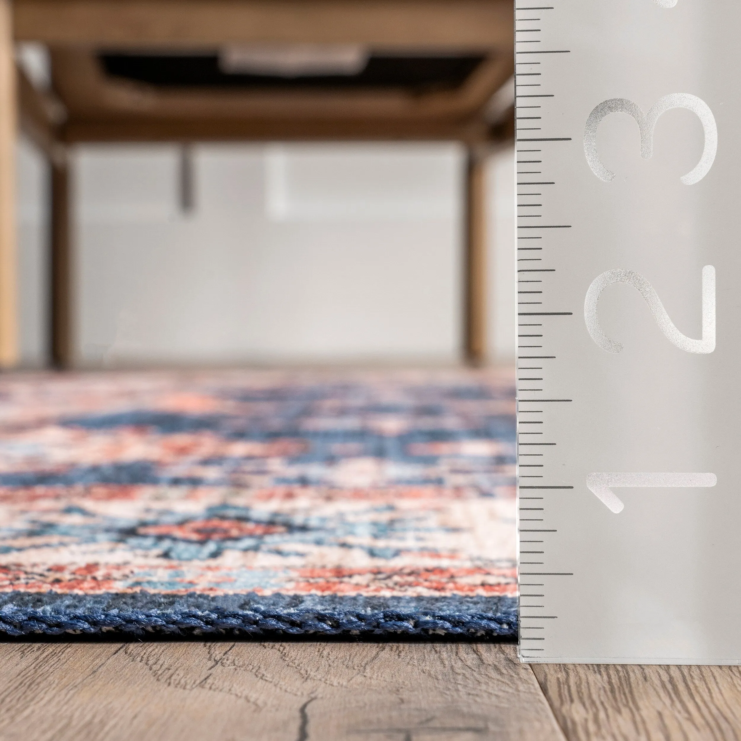 Nuloom Finley SpinClean Machine Washable Vintage Distressed Area Rug