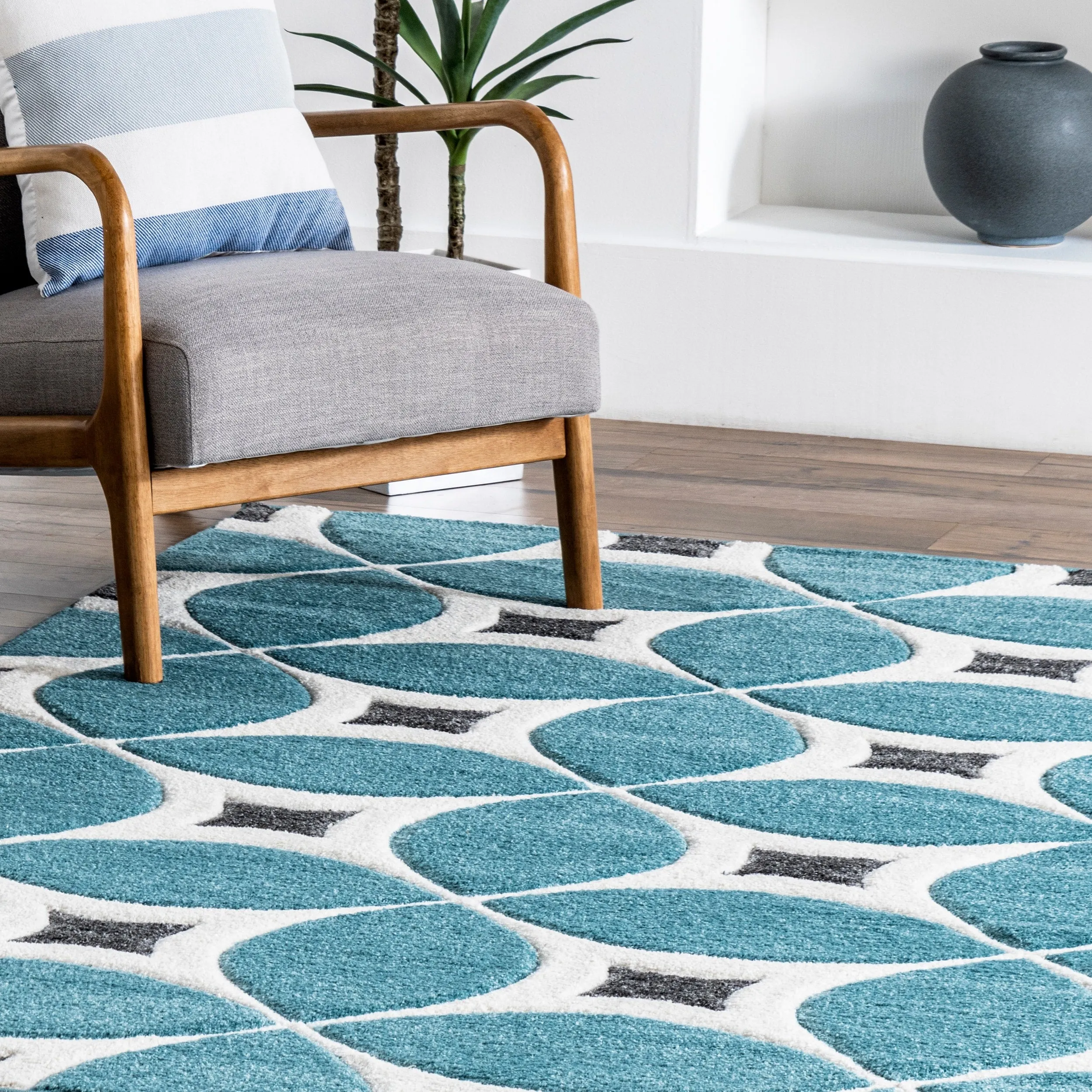 Nuloom Gabriela Contemporary Trellis Area Rug