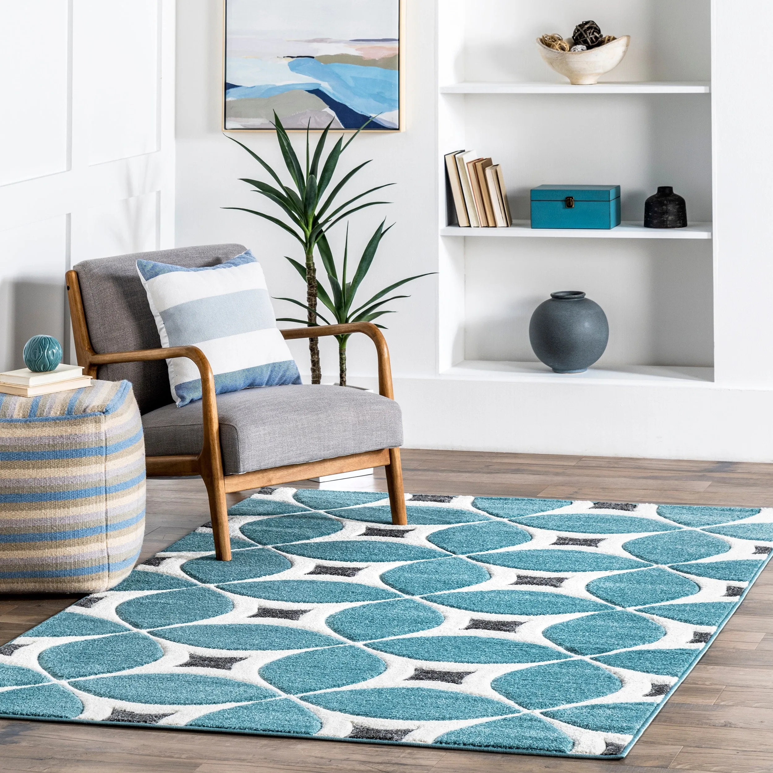 Nuloom Gabriela Contemporary Trellis Area Rug