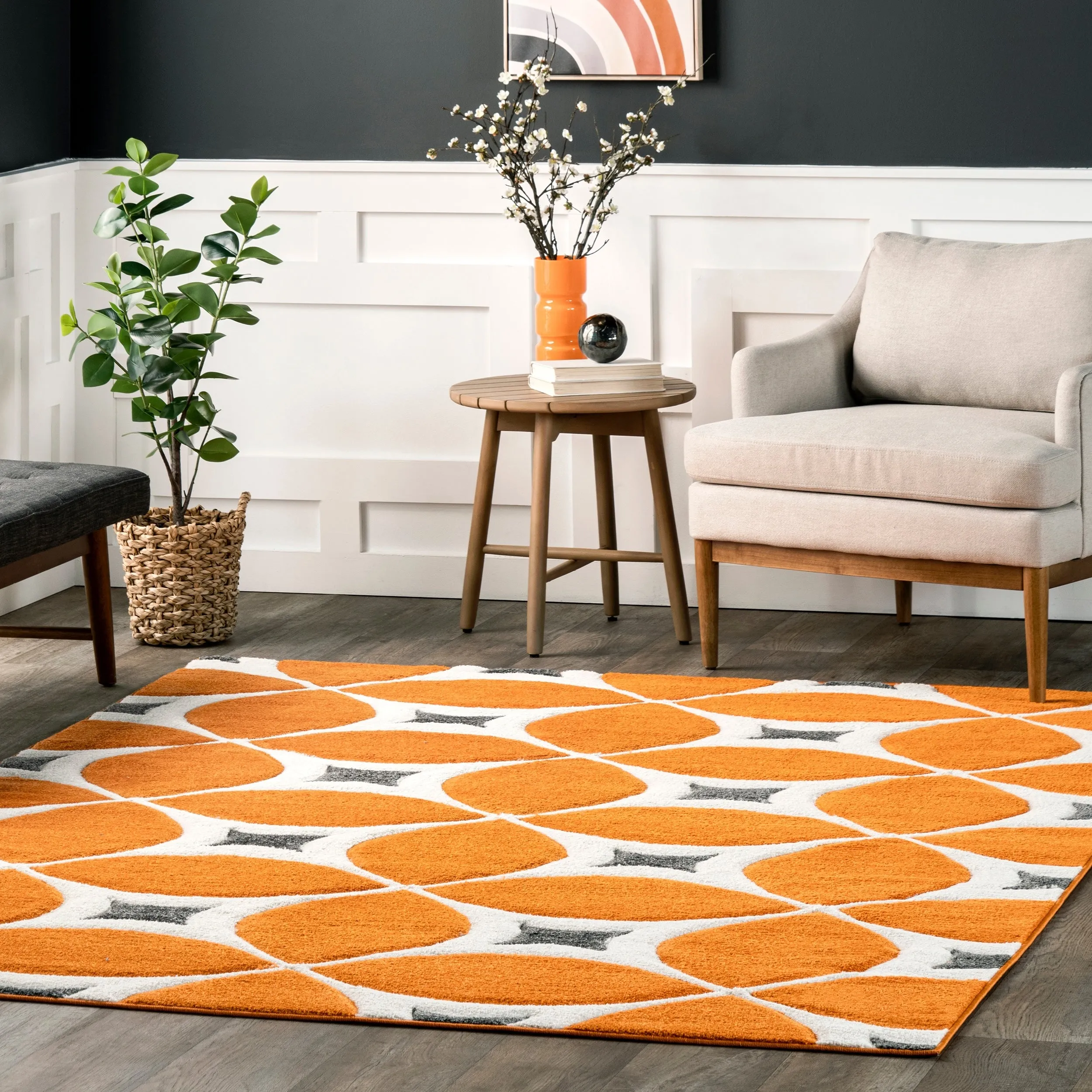 Nuloom Gabriela Contemporary Trellis Area Rug